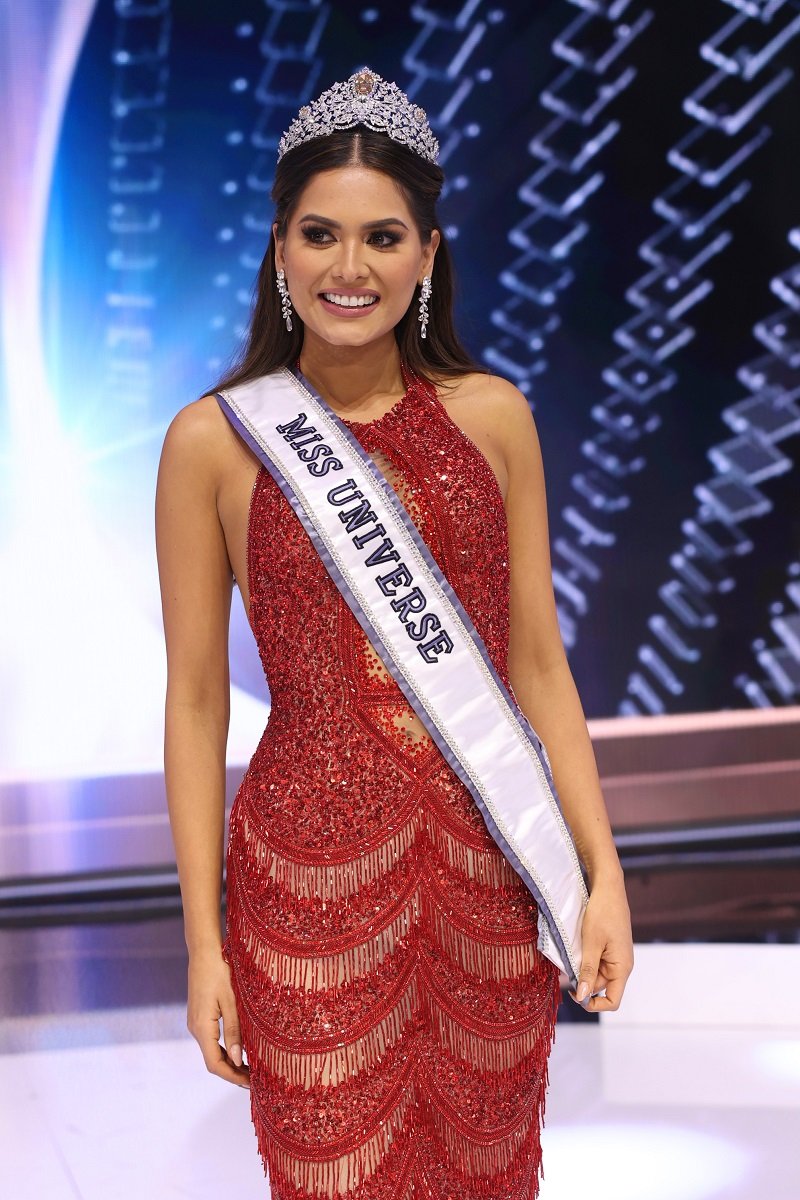 Miss Universe 2020 Andrea Meza on May 16, 2021 in Hollywood, Florida | Photo: Getty Images