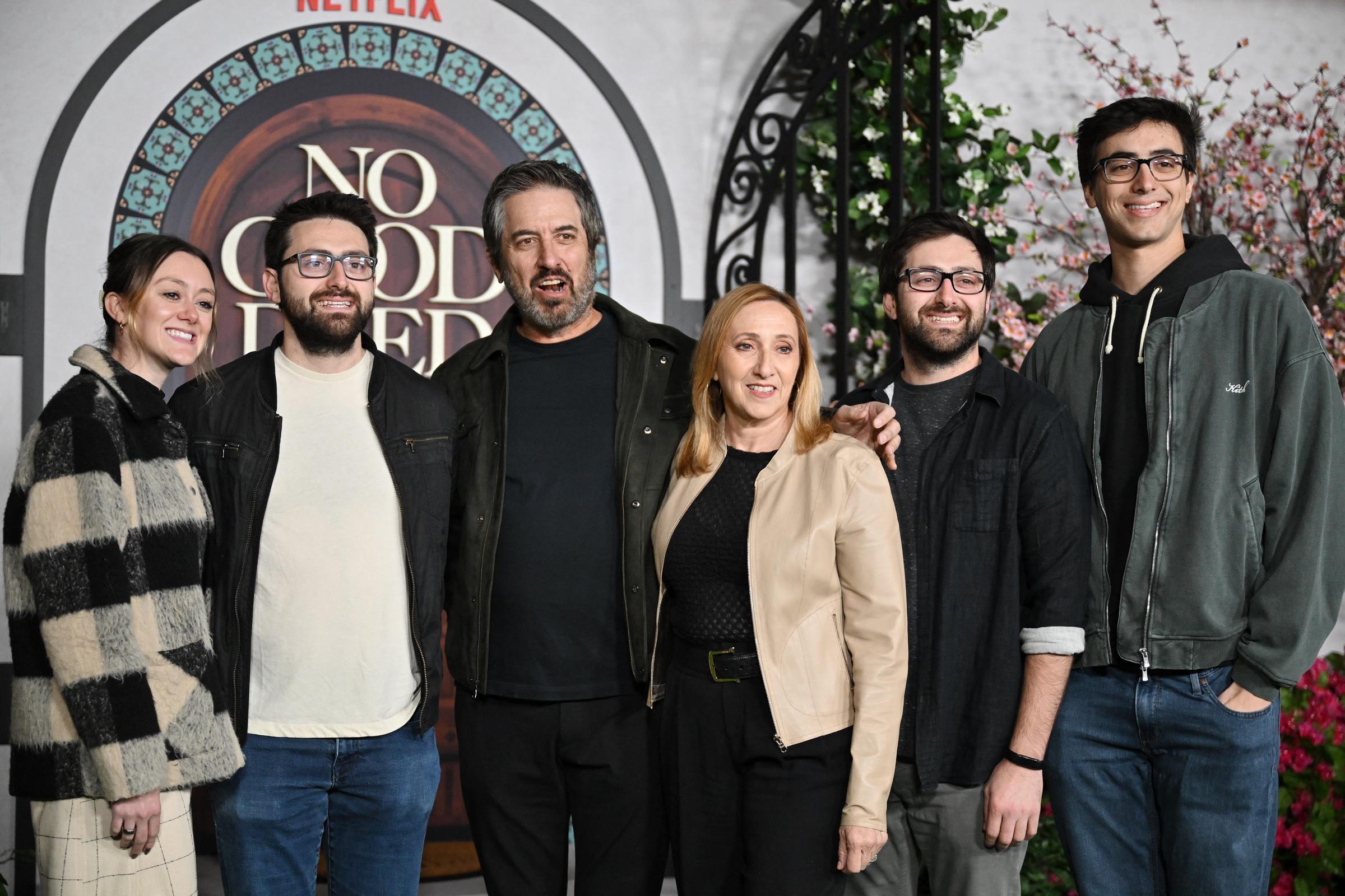 Ray, Anna, Alexandra, Matthew, Joseph, and Gregory Romano, attend the premiere of Netflix's "No Good Deed" on December 4, 2024 | Source: Getty Images