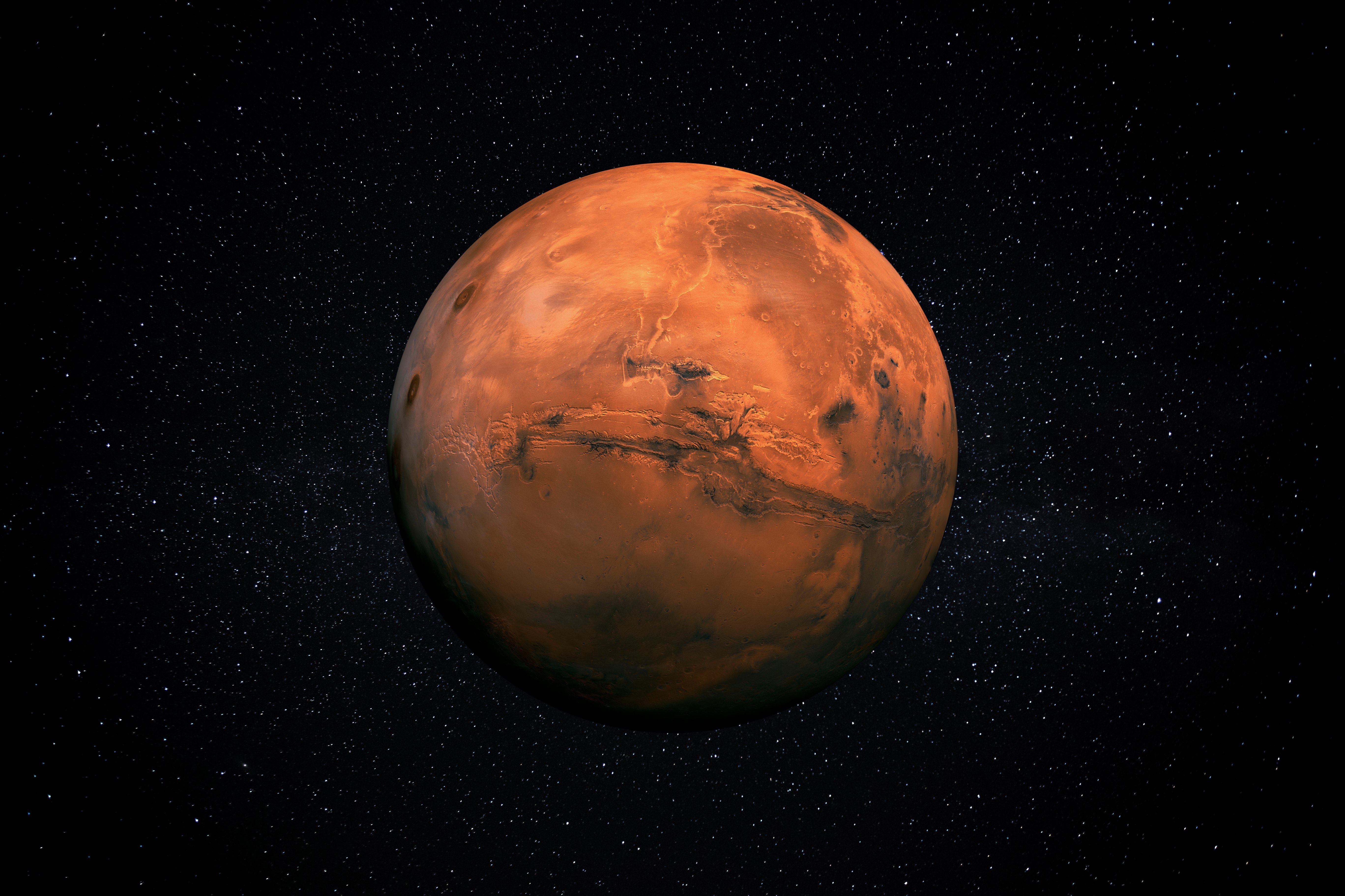 The planet Mars. | Source: Getty Images