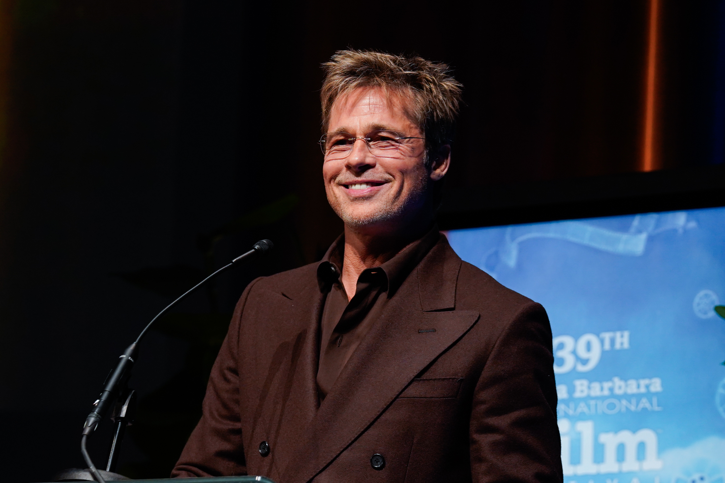 Brad Pitt on February 08, 2024, in Santa Barbara, California | Source: Getty Images