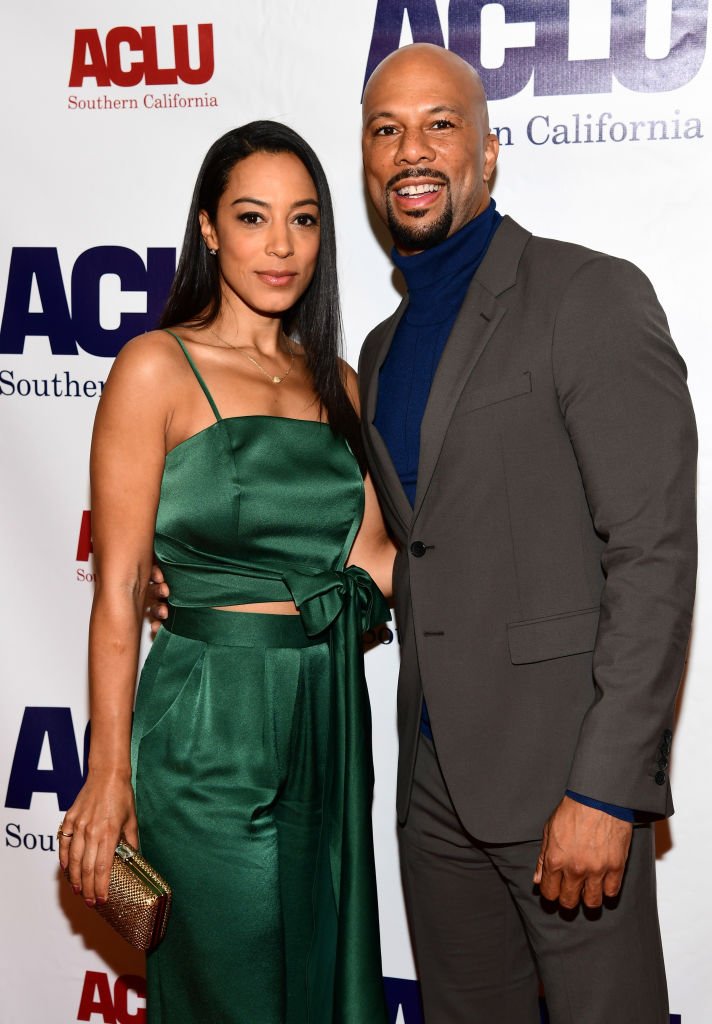 Common and then-girlfriend Angela Rye attending the "ACLU SoCal Hosts Annual Bill of Rights Dinner" at the Beverly Wilshire Four Seasons Hotel on December 3, 2017 in Beverly Hills. | Source: Getty Images
