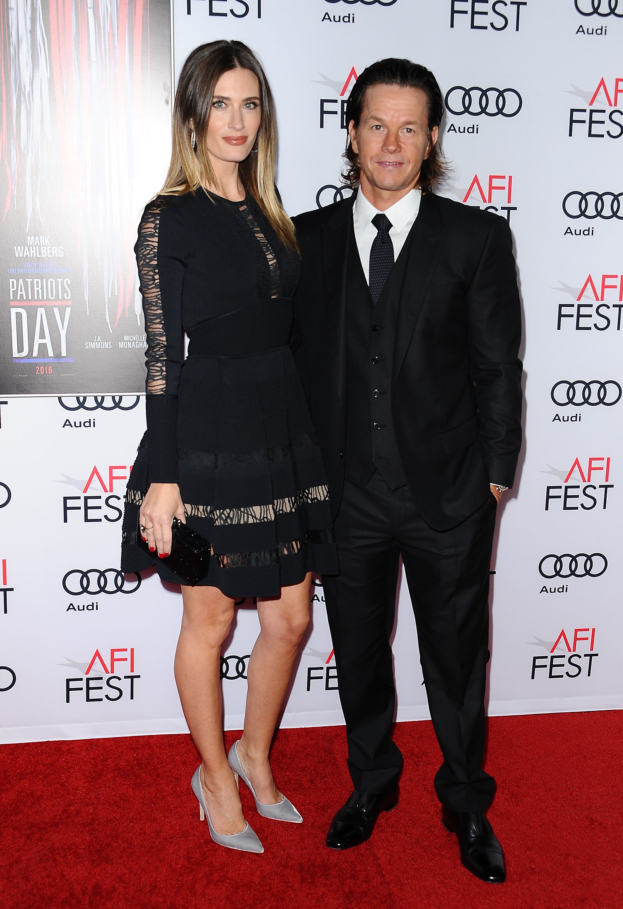 Mark Wahlberg and wife Rhea Durham attend the closing night gala screening of "Patriots Day" at the 2016 AFI Fest at TCL Chinese Theatre on November 17, 2016 in Hollywood, California. | Source: Getty Images