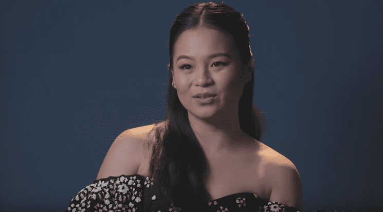 "Star Wars" actress Kelly Marie Tran talking to Variety about how her life story mirrors that of Rose Tico | Photo: YouTube/Variety