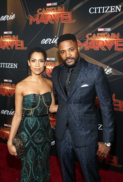 Singer Dominique Tipper and actor Duane Henry at the Los Angeles World Premiere of Marvel Studios' "Captain Marvel" on March 4, 2019 | Photo: Getty Images