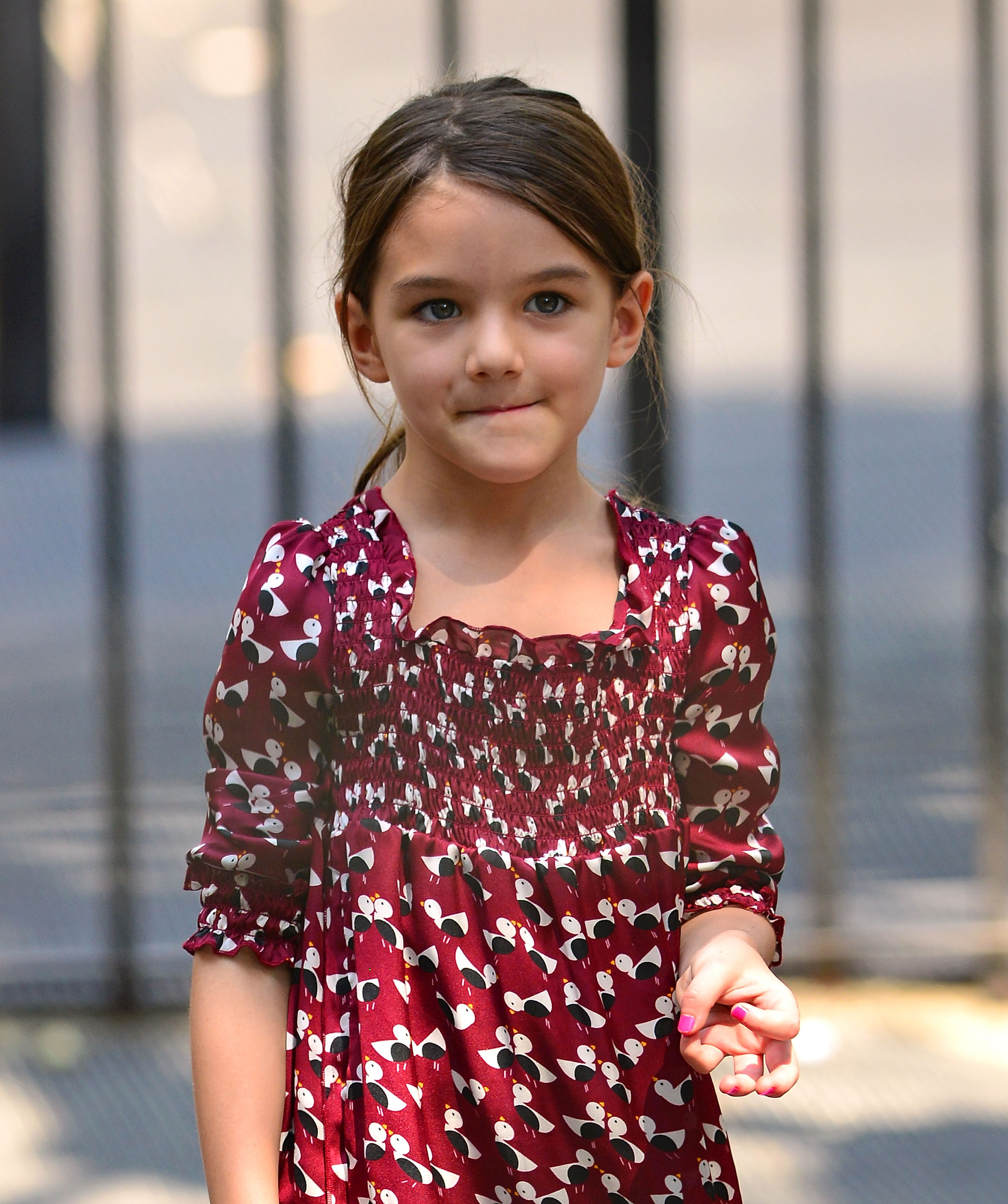 Suri Cruise photographed on August 25, 2012, in New York. | Source: Getty Images