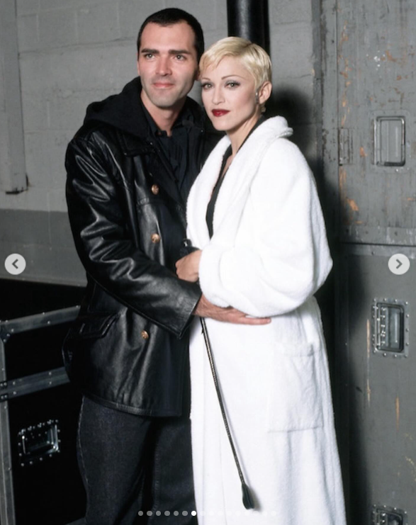 Madonna and her younger brother, Christopher Ciccone, posted in October 2024 | Source: Instagram.com/madonna