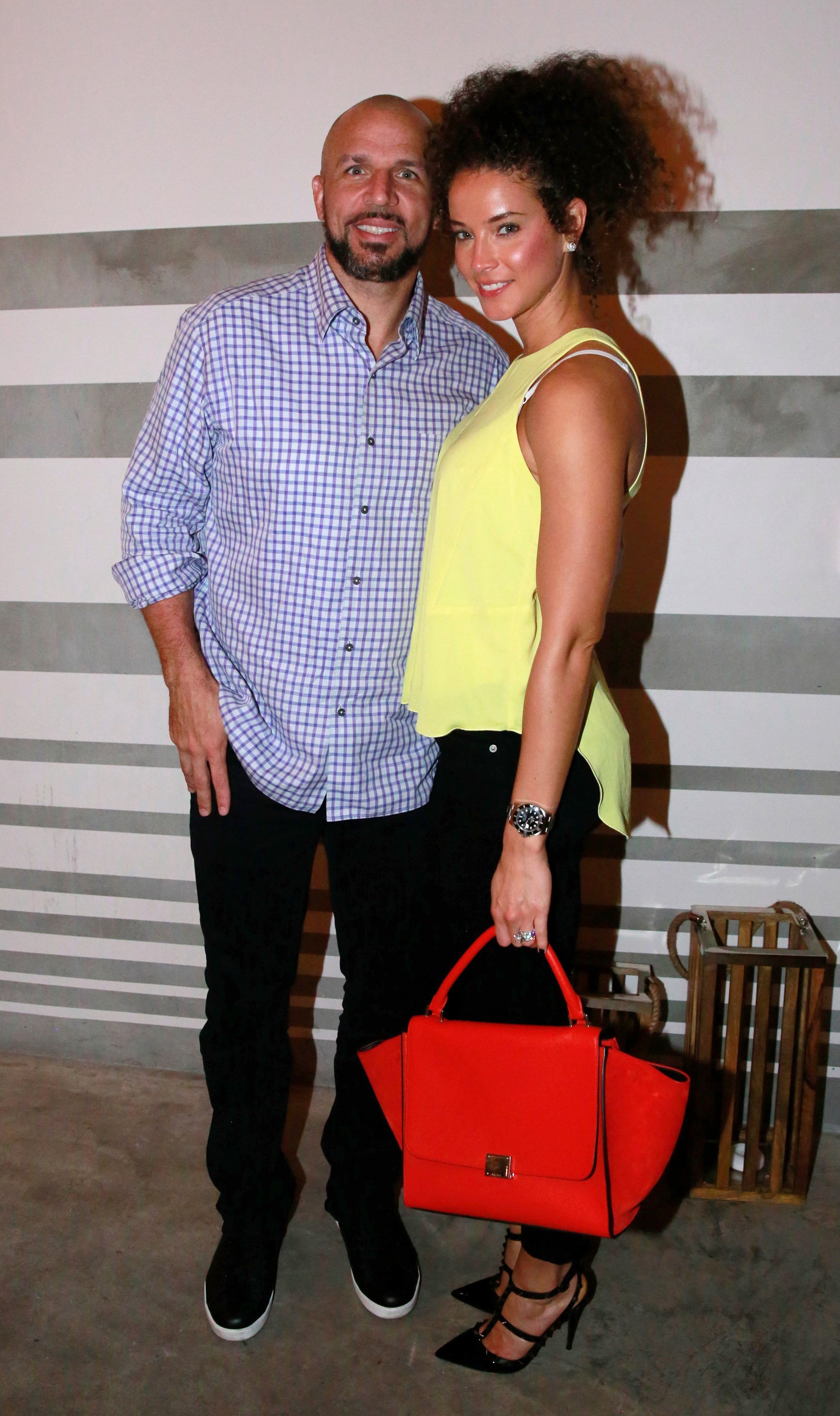 Jason Kidd and Porschla Coleman at Seasalt and Pepper restaurant on April 6, 2014, in Miami, Florida. | Source: Getty Images