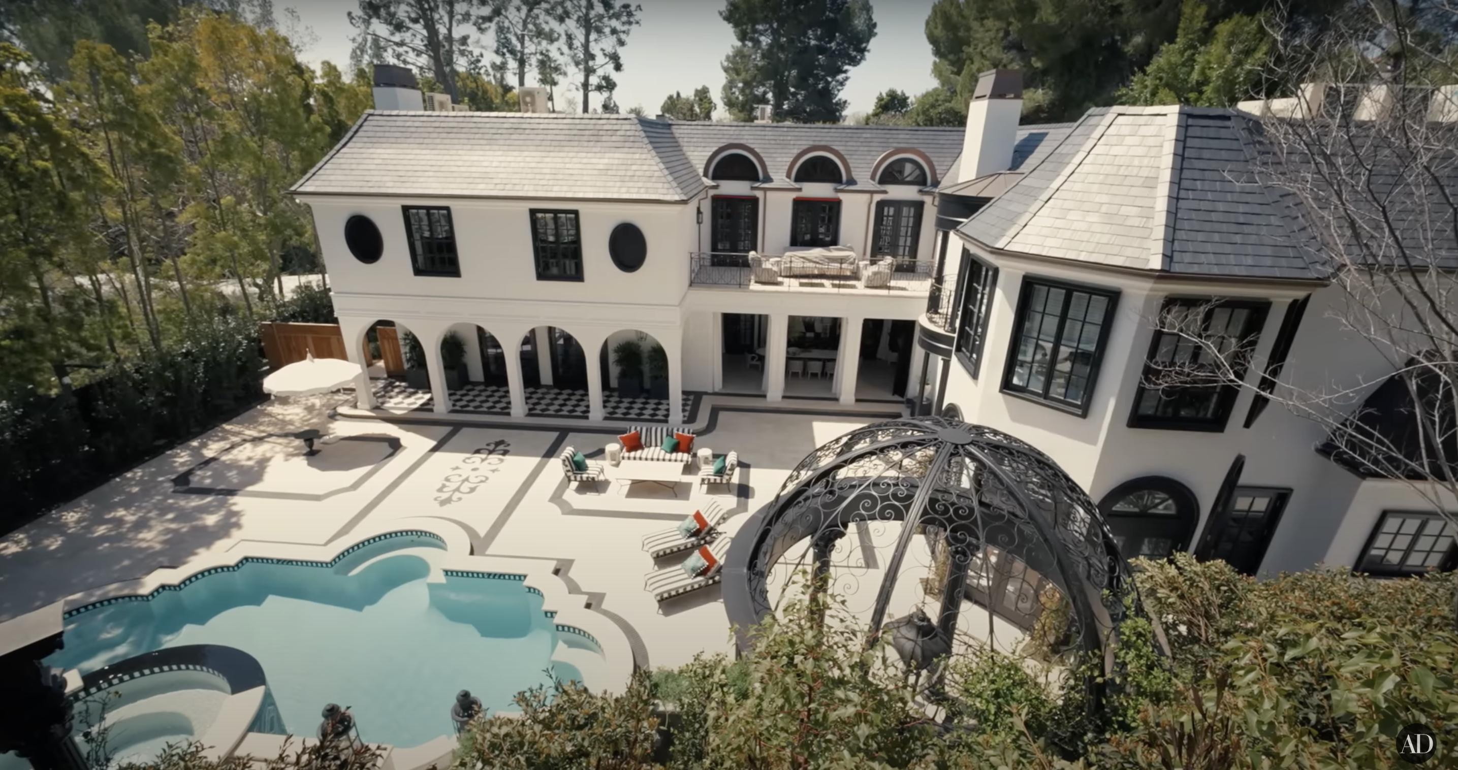 RuPaul and Georges LeBar's palatial home in Beverly Hills | Source: https://www.youtube.com/@Archdigest