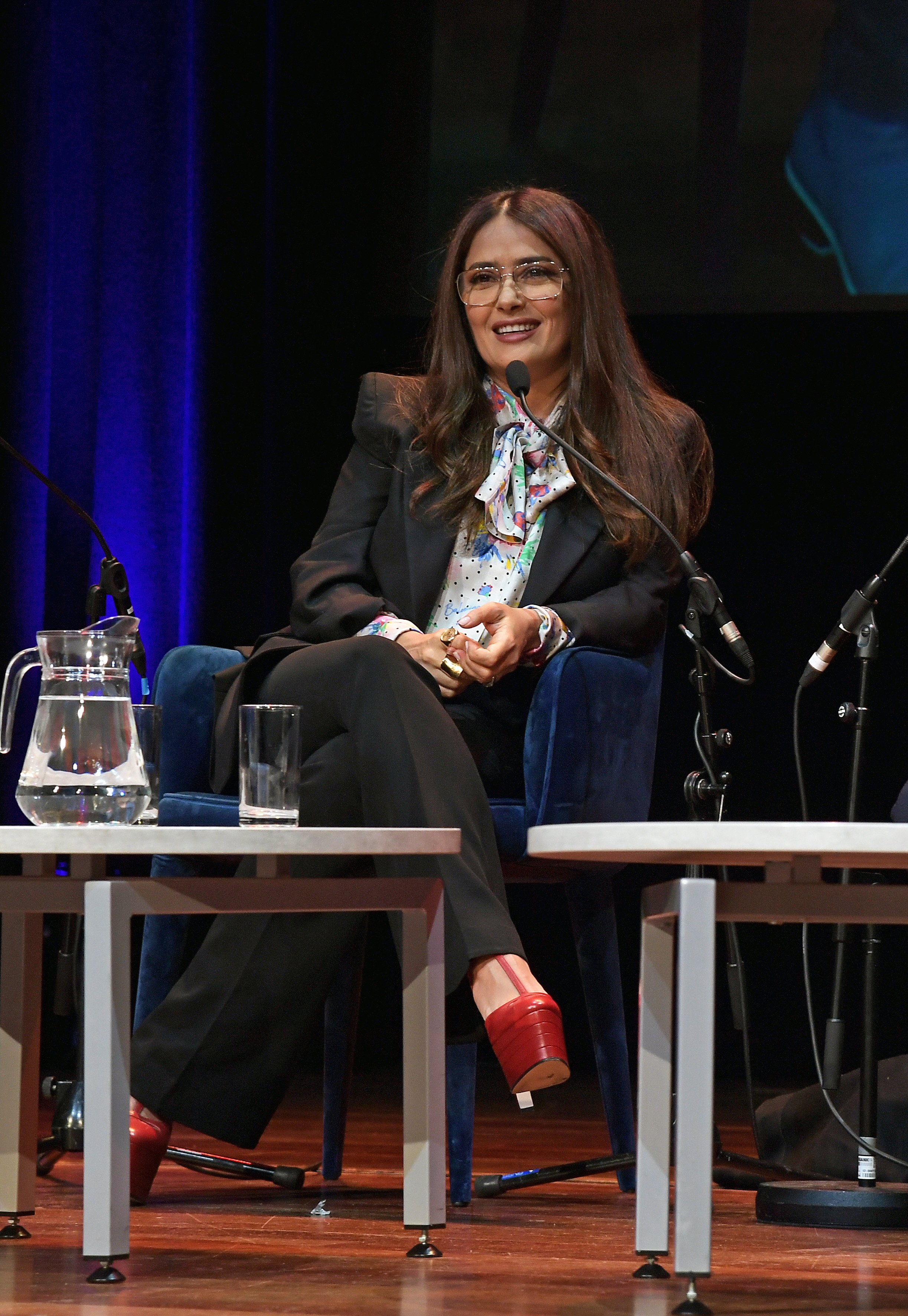 Salma Hayek participated in the "Women of The World Festival" in London, March, 2020. | Photo: Getty Images. 