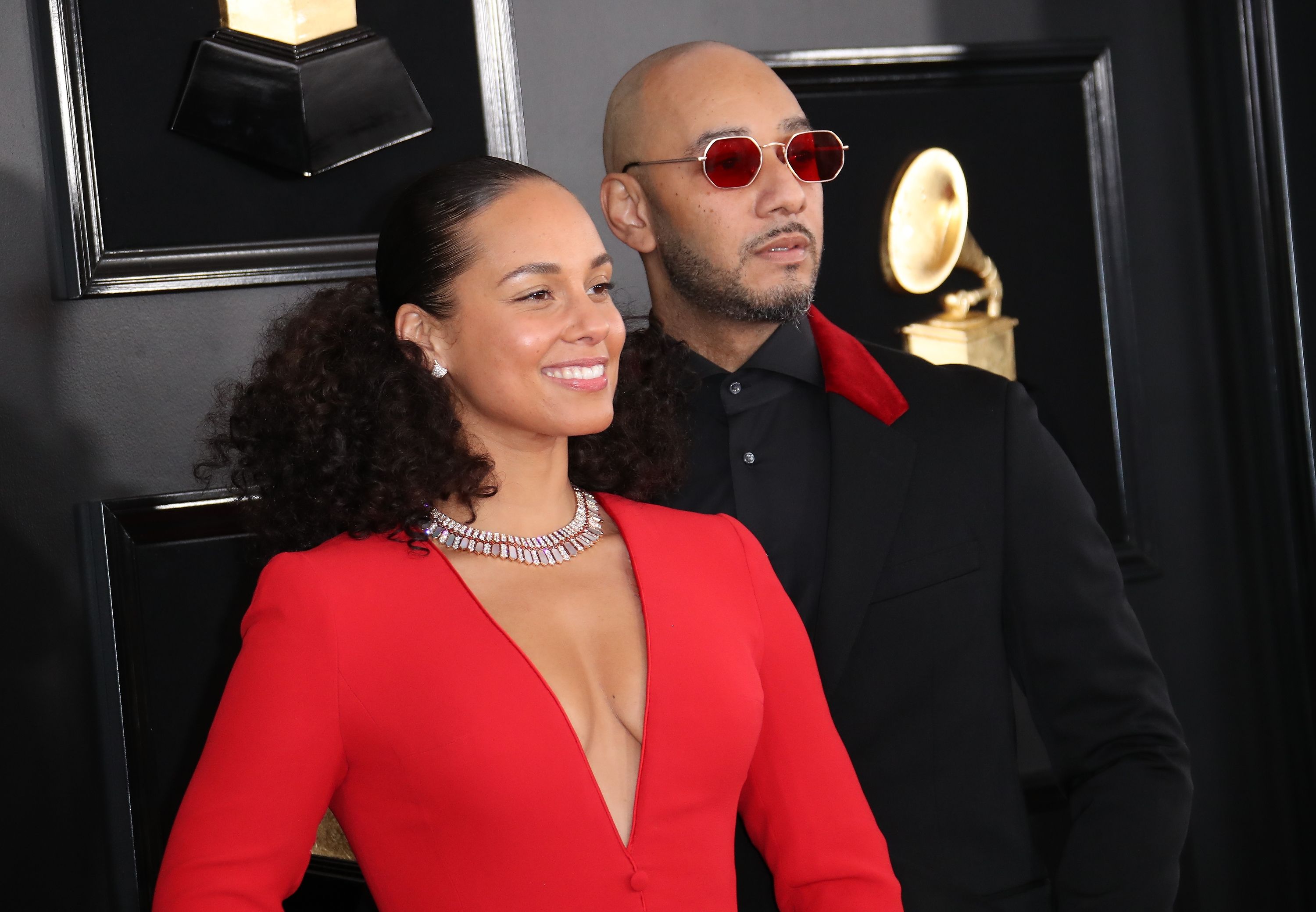 Alicia Keys and Swizz Beatz during the 61st Annual Grammy Awards at Staples Center on February 10, 2019 in Los Angeles, California. | Source: Getty Images