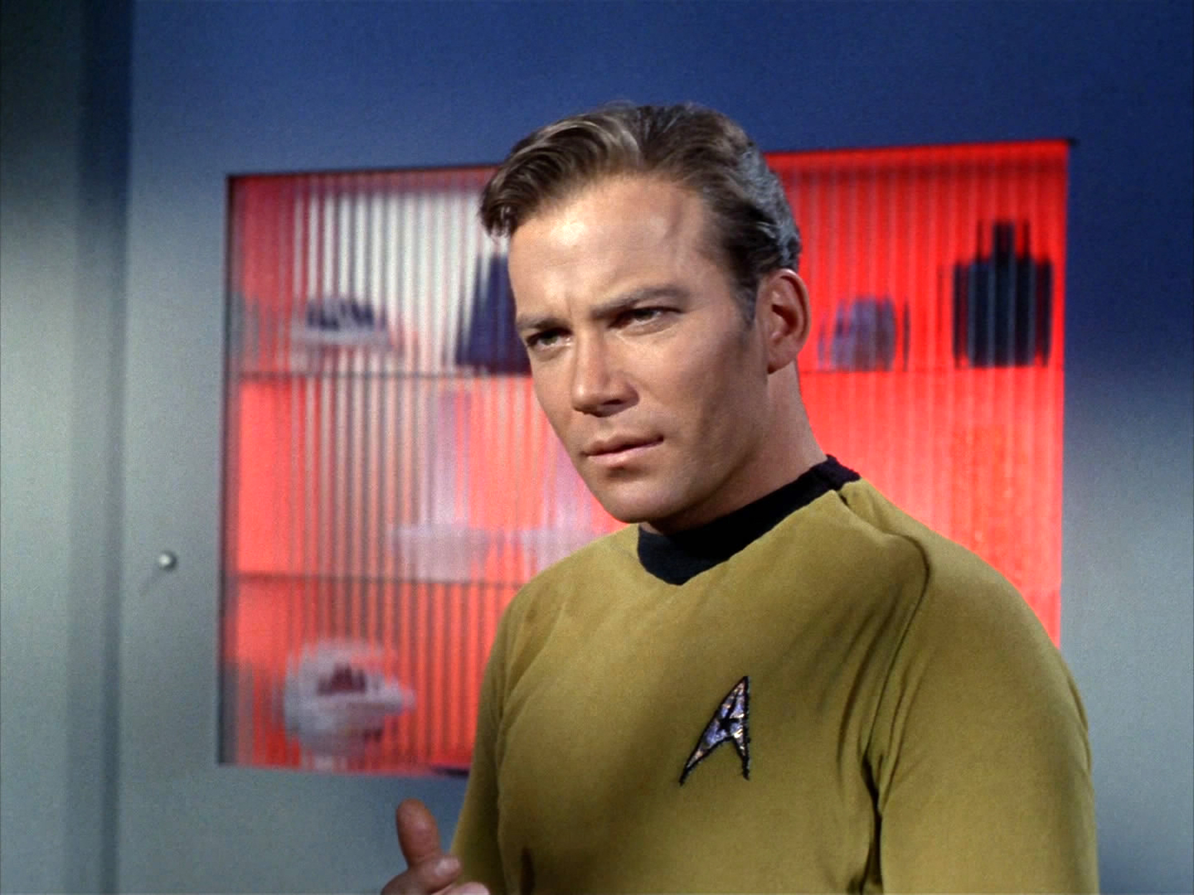 William Shatner as Captain James T. Kirk in "Star Trek: The Original Series" on February 16, 1967. | Source: Getty Images