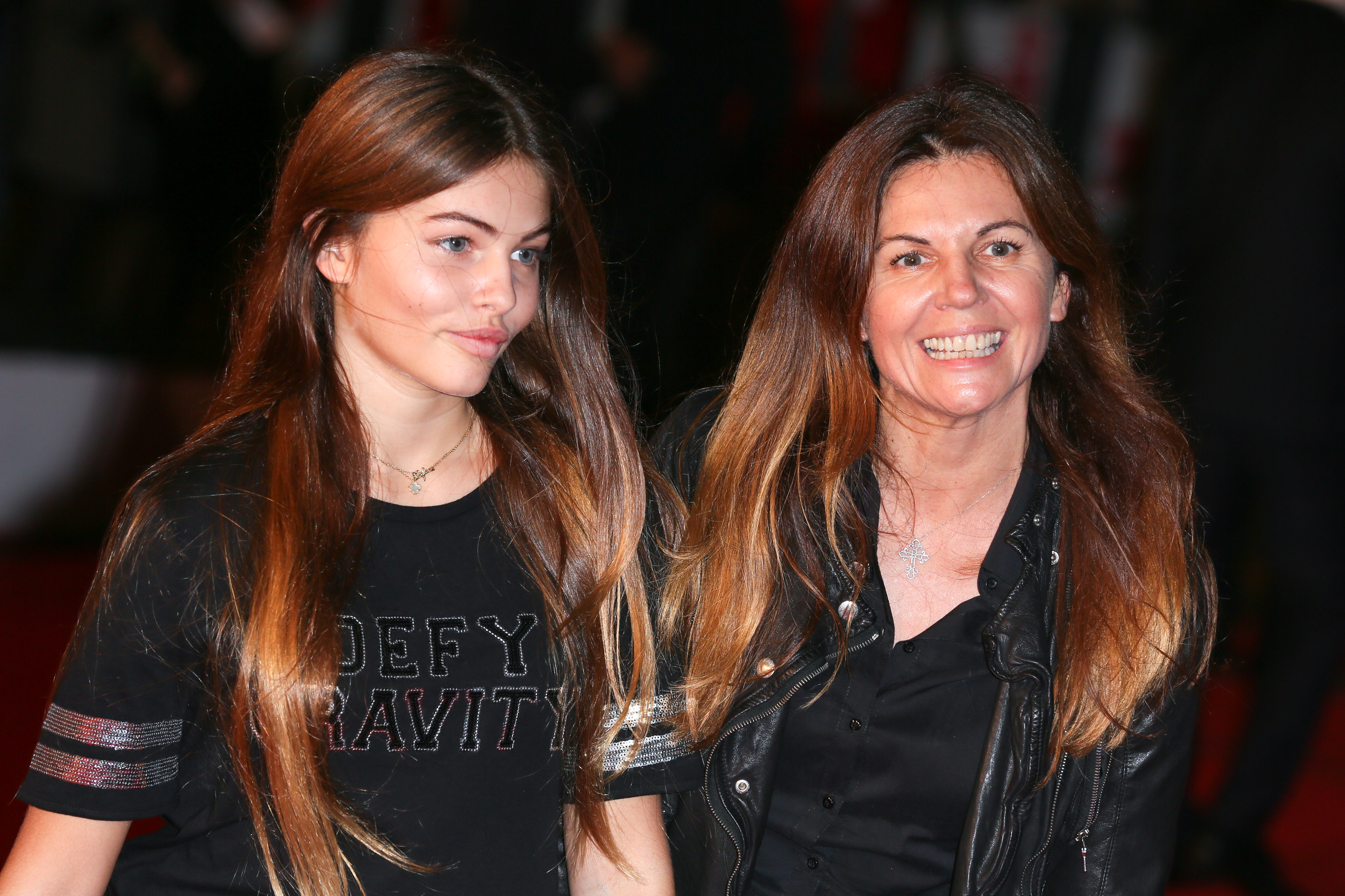 Thylane Blondeau and Veronika Loubry attend the 17th NRJ Music Awards in Cannes, France on November 7, 2015 | Source: Getty Images