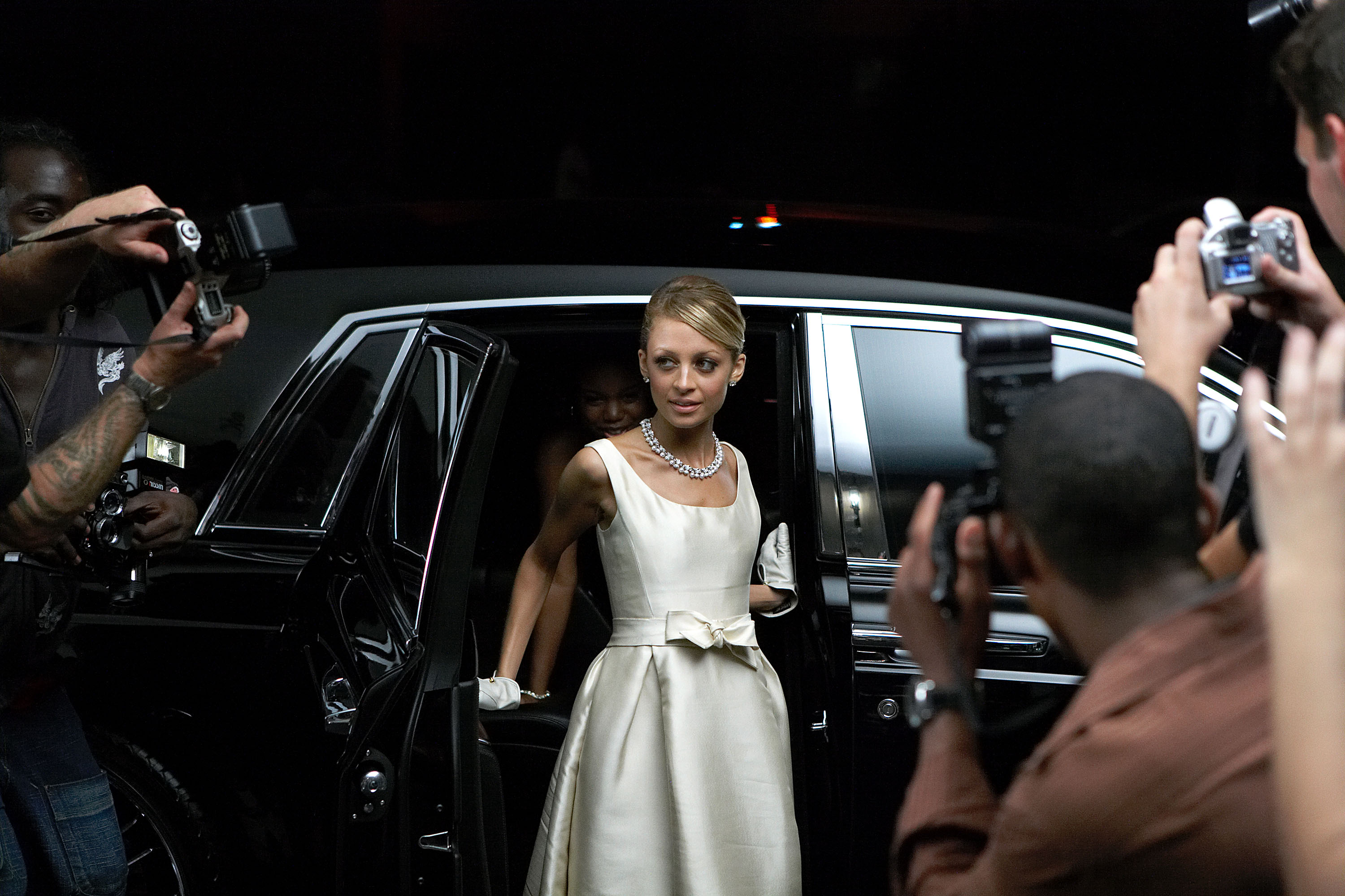 Nicole Richie on the set of "I Call It Love" video shoot on July 23, 2006, in Hollywood, California. | Source: Getty Images