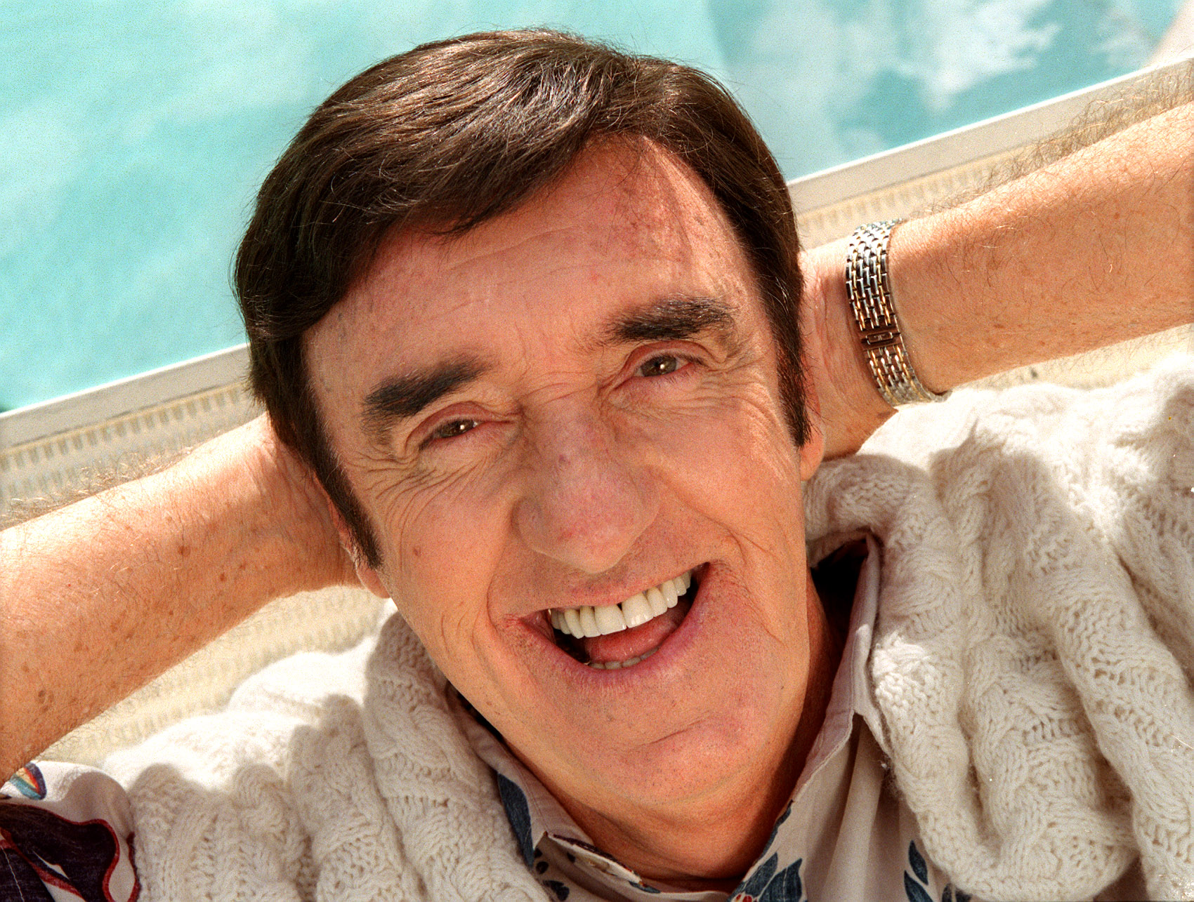 Jim Nabors pictured at at the Beverly Hills Hilton Hotel, on May 16, 2000. | Source: Getty Images