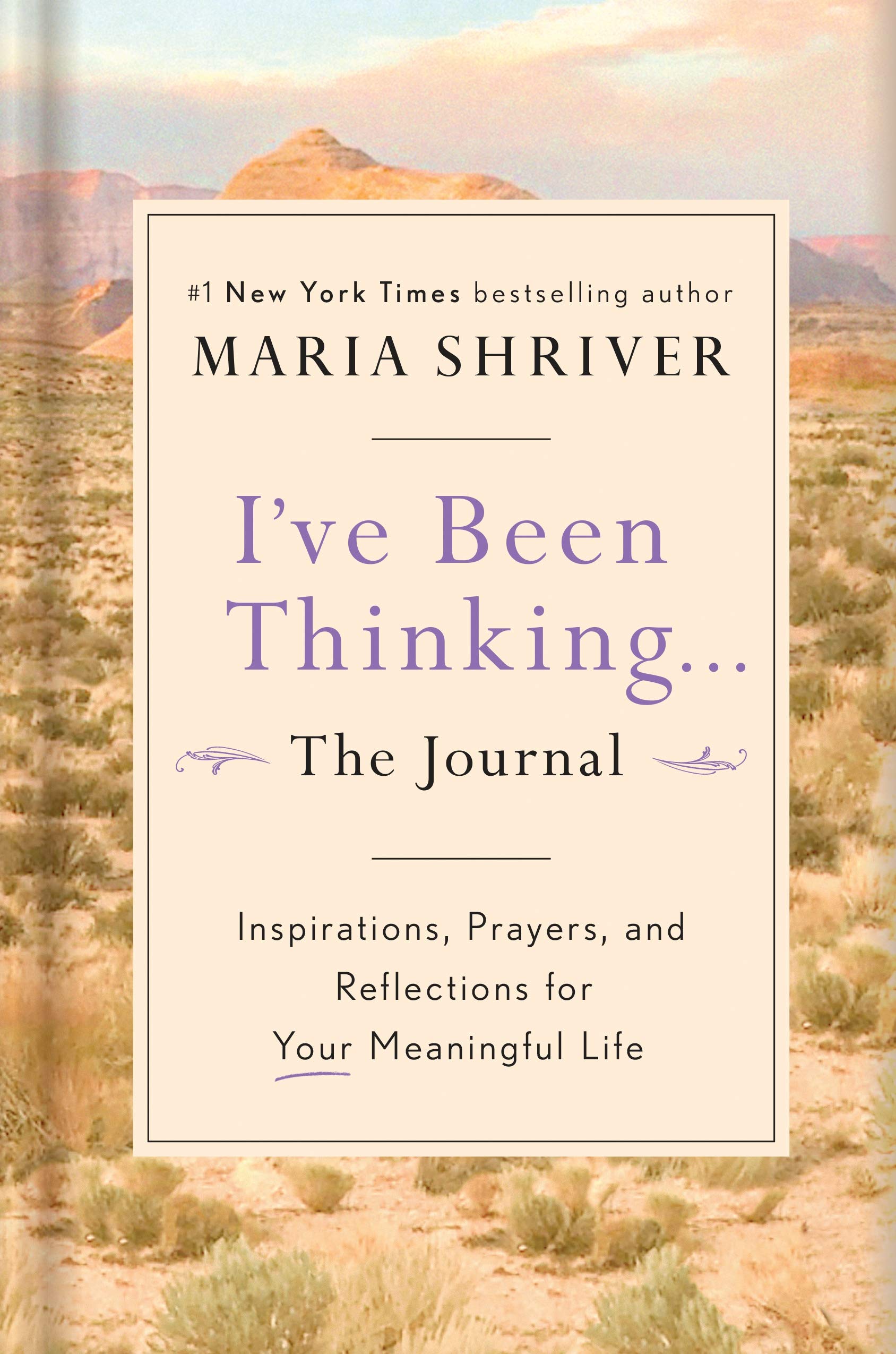 I've Been Thinking . . . The Journal: Inspirations, Prayers, and Reflections for Your Meaningful Life in hardcover. | Source: Amazon.cm