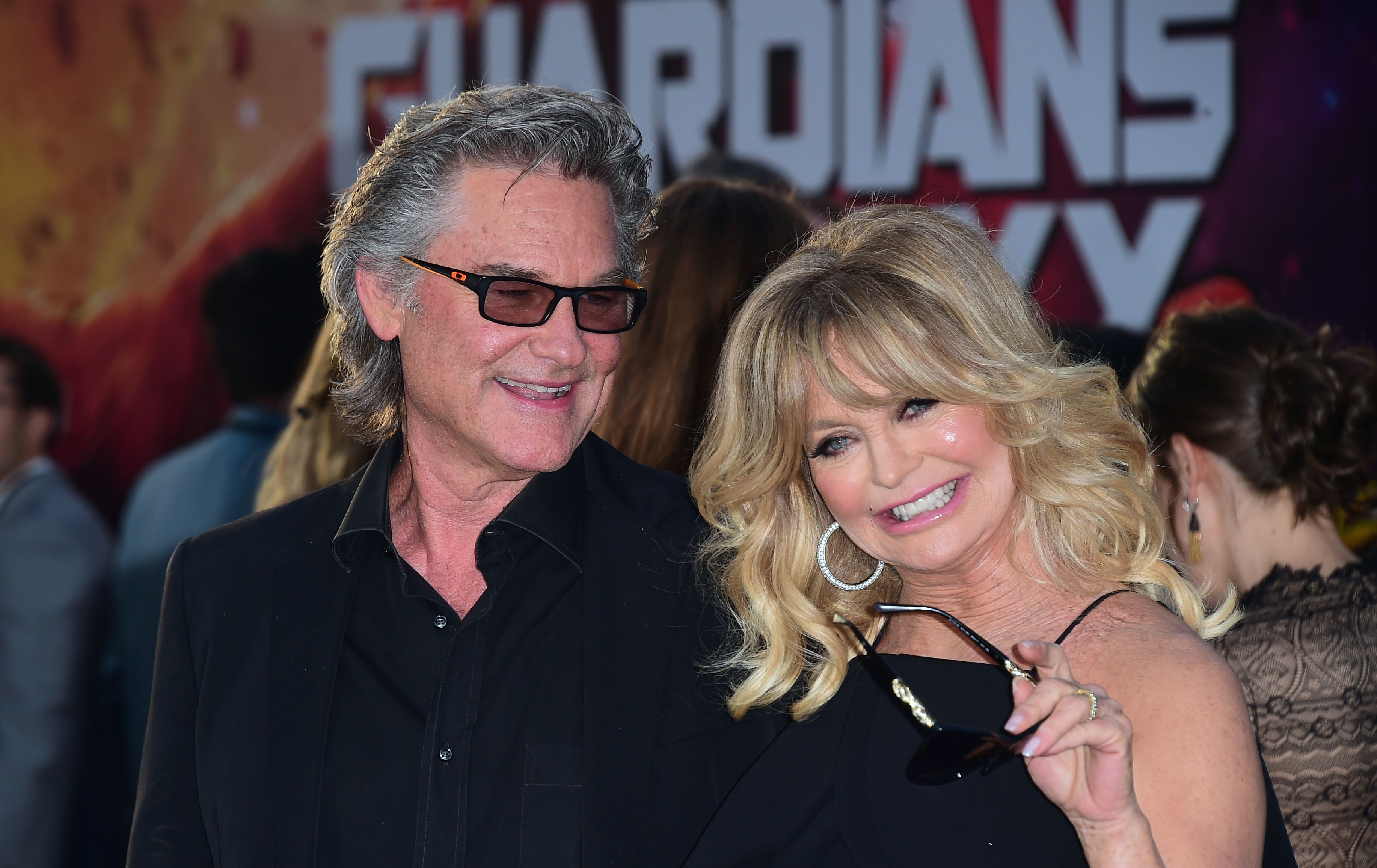 Kurt Russell and Goldie Hawn in Hollywood, California on April 19, 2017. | Source: Getty Images