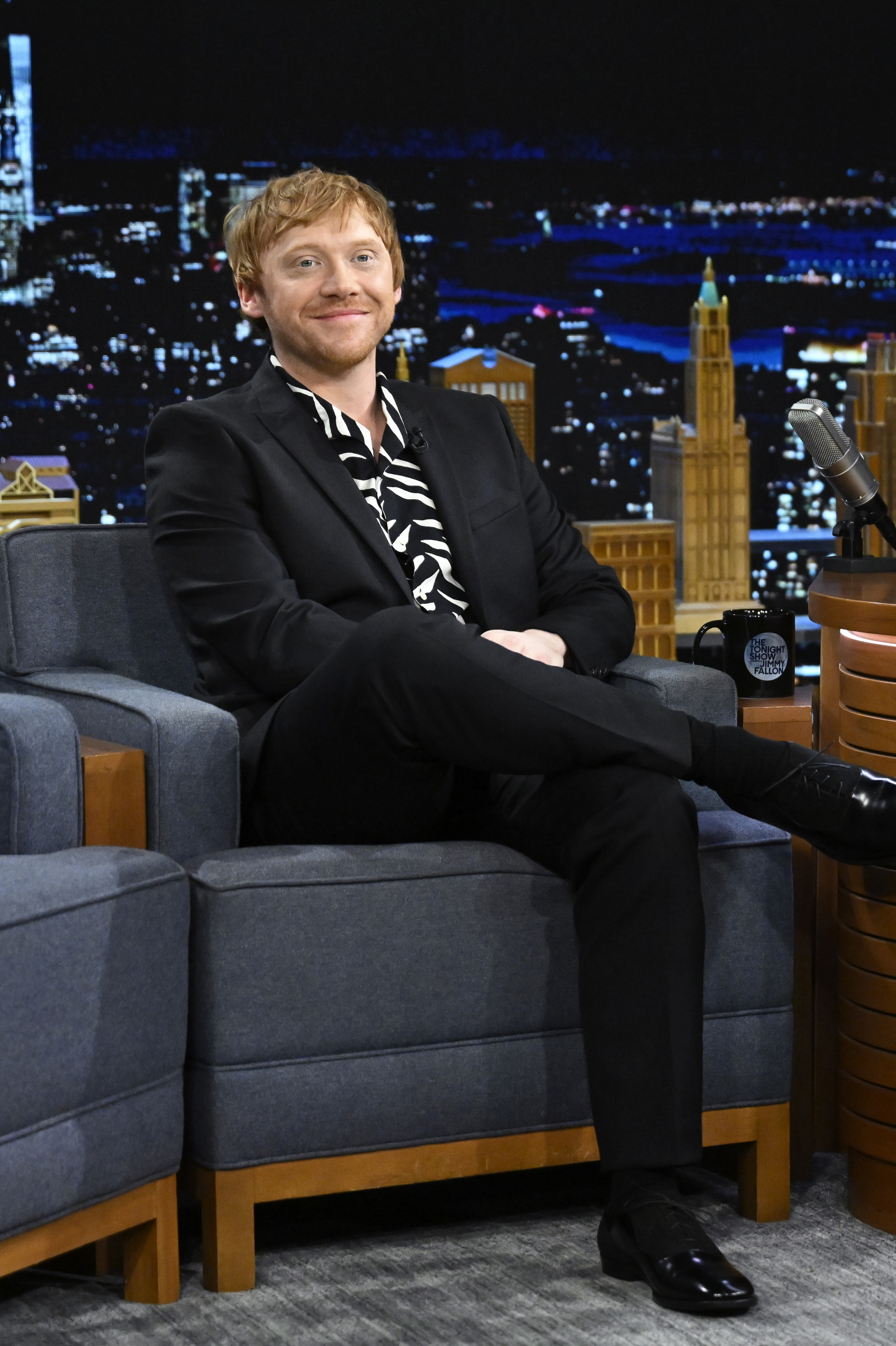 Rupert Grint on an episode of "The Tonight Show Starring Jimmy Fallon" on March 9, 2022 | Source: Getty Images