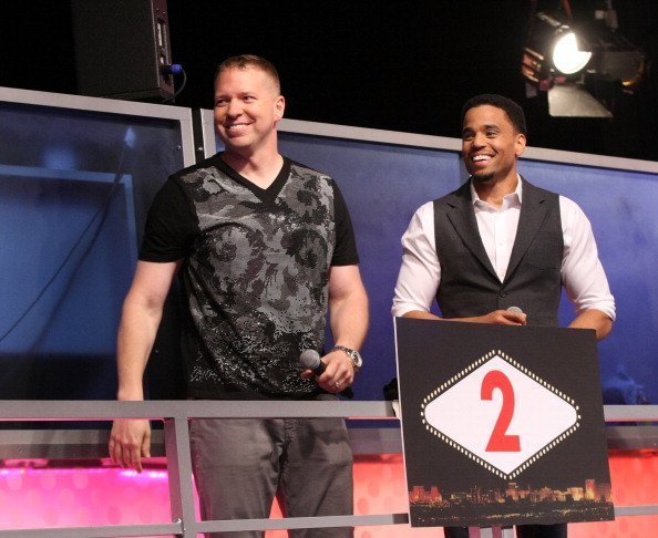 Actors Gary Owen and Michael Ealy visit 106 & Park at BET studio in New York City | Photo: Getty Images
