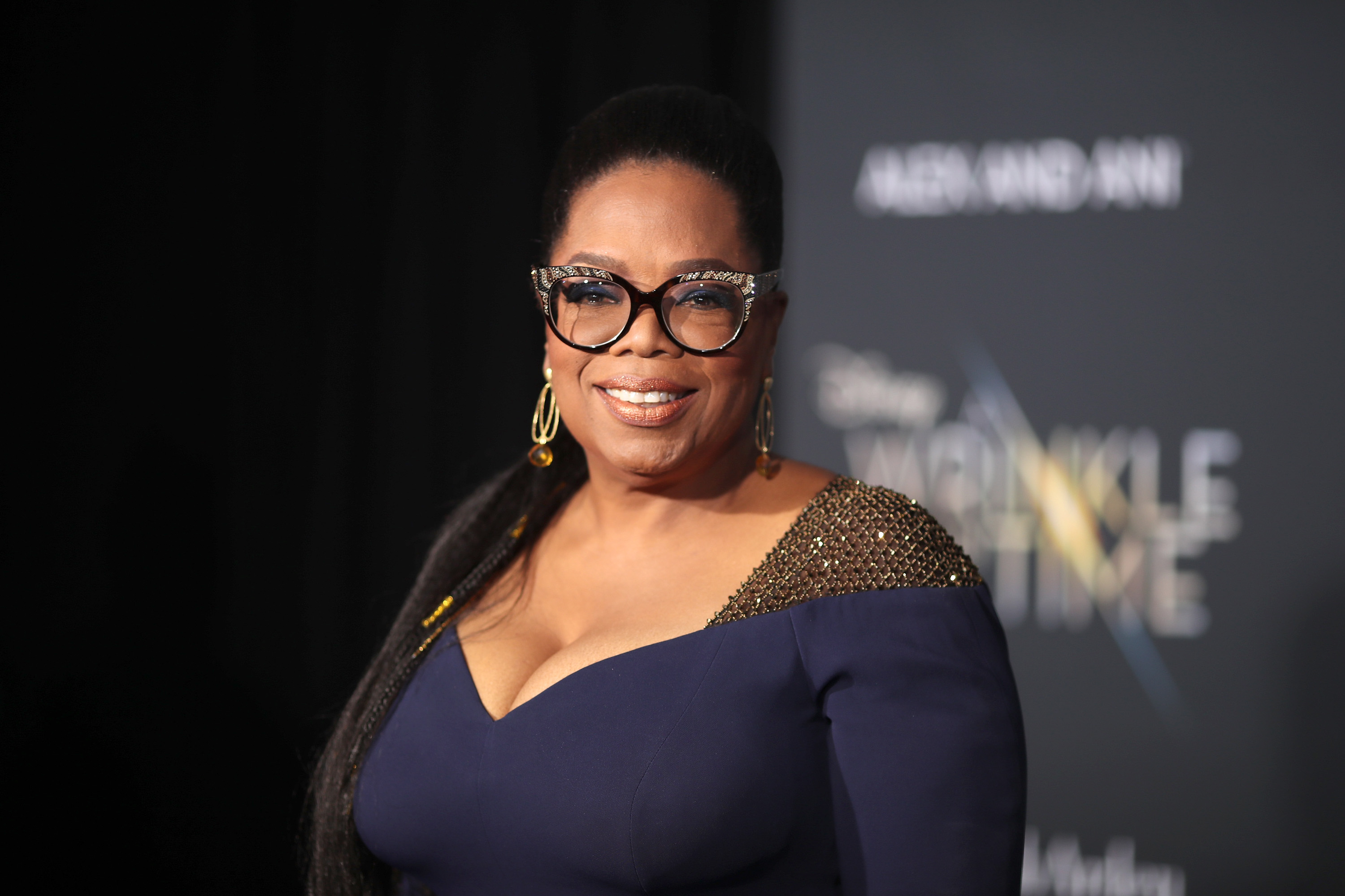 Oprah Winfrey at the premiere of Disney's "A Wrinkle In Time" at the El Capitan Theatre on February 26, 2018, in Los Angeles, California. | Source: Getty Images