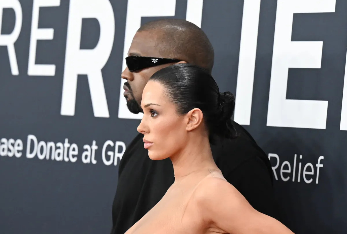 Kanye West and Bianca Censori on February 2, 2025 | Source: Getty Images