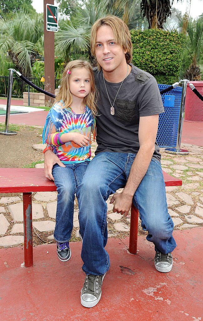 Larry Birkhead and Dannielynn Birkhead during the Britax and Baby Buggy host Pre-Father's Day event at Castle Park on June 11, 2011 in Sherman Oaks, California. | Source: Getty Images