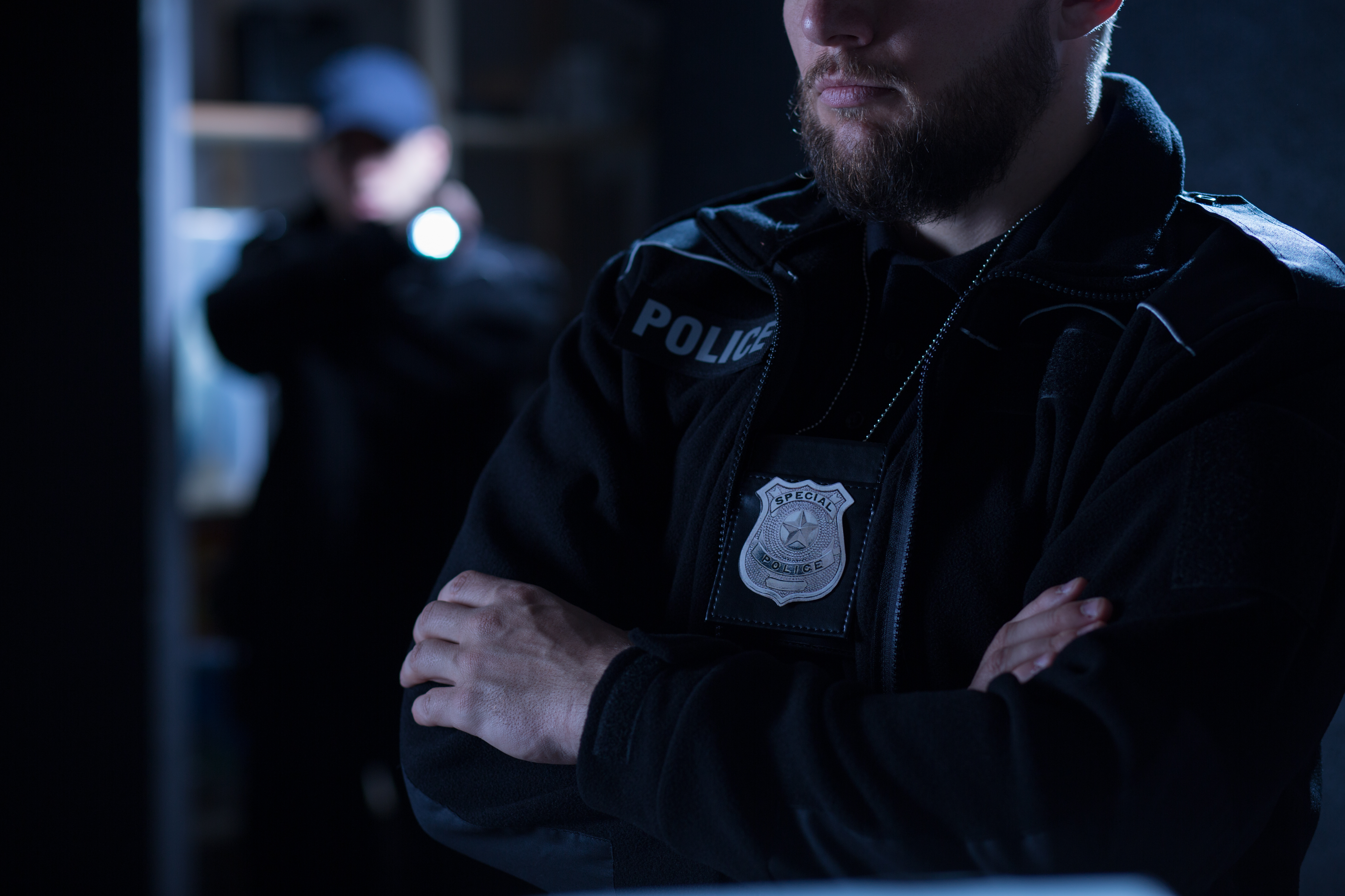 Close-up of police officers | Source: Shutterstock