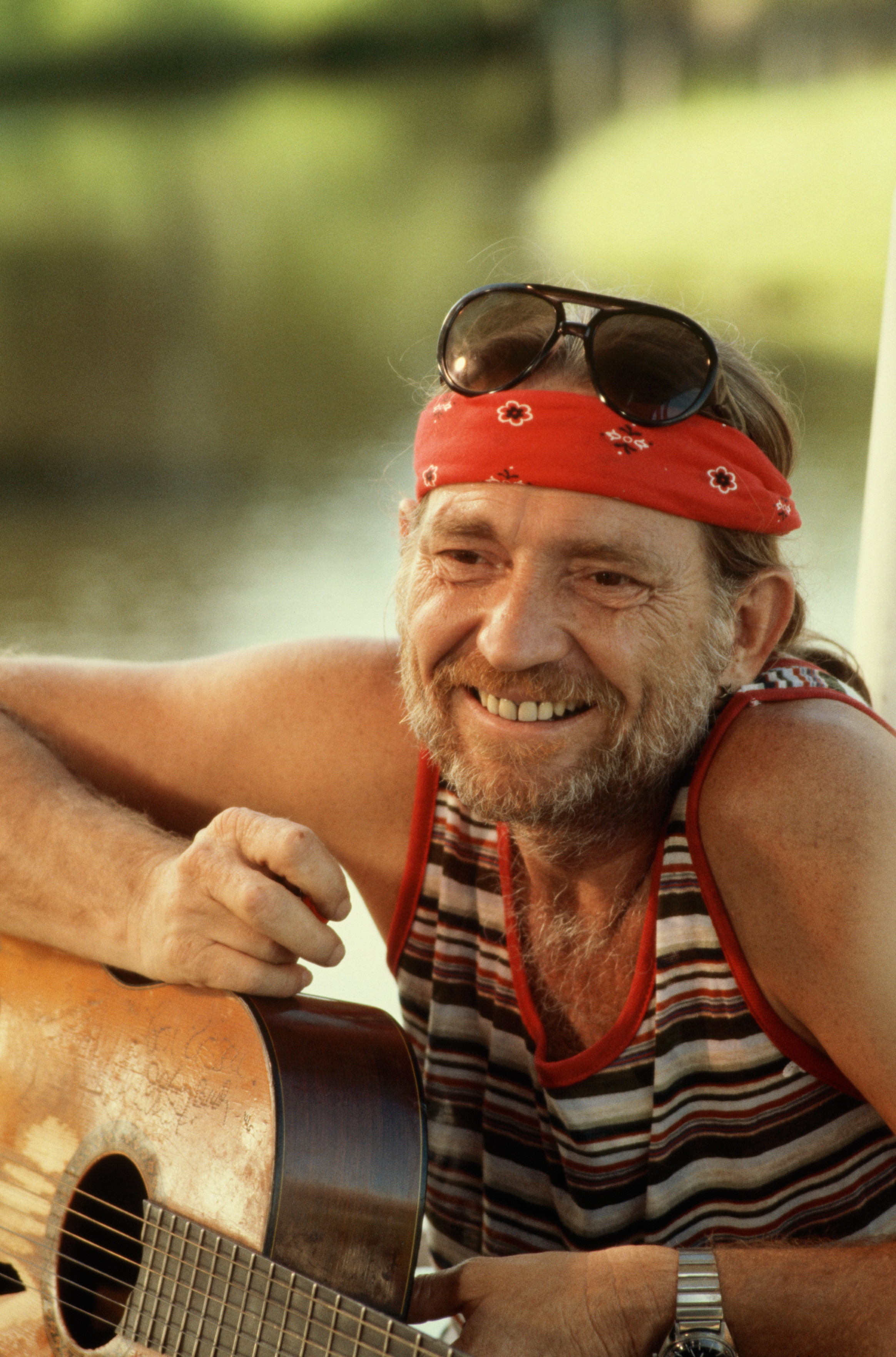 Willie Nelson on April 29, 1978 in Baton rogue, Louisiana | Source: Getty Images