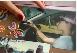 The girl learning to drive from a video dated November 20, 2020 | Source: Youtube.com/@TheCelebrityHub