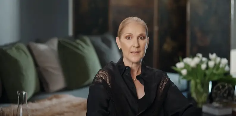 Céline Dion announcing the rescheduling of her spring 2022 tour dates. | Source: YouTube/Celin Dion