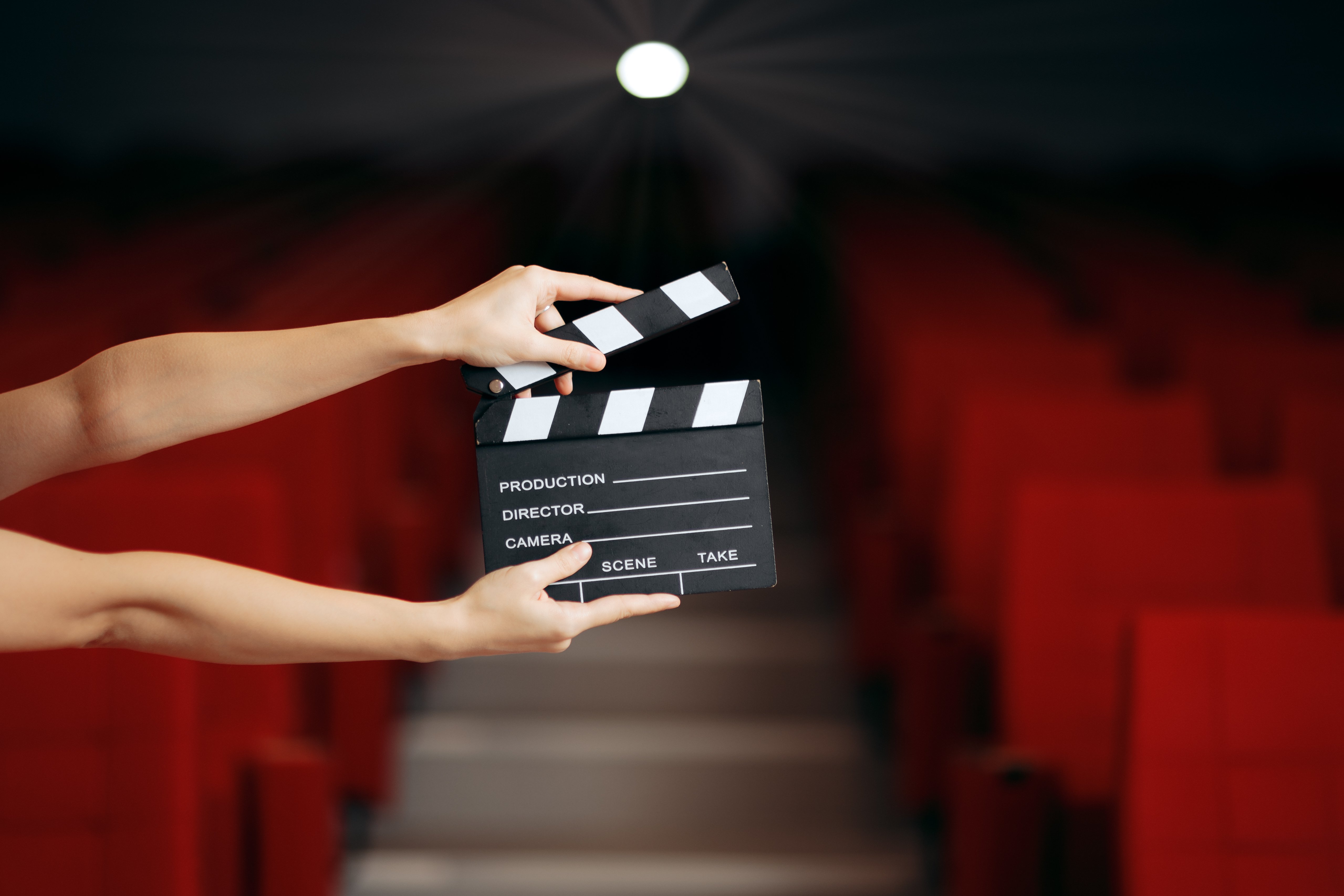 A clapper board | Source: Shutterstock