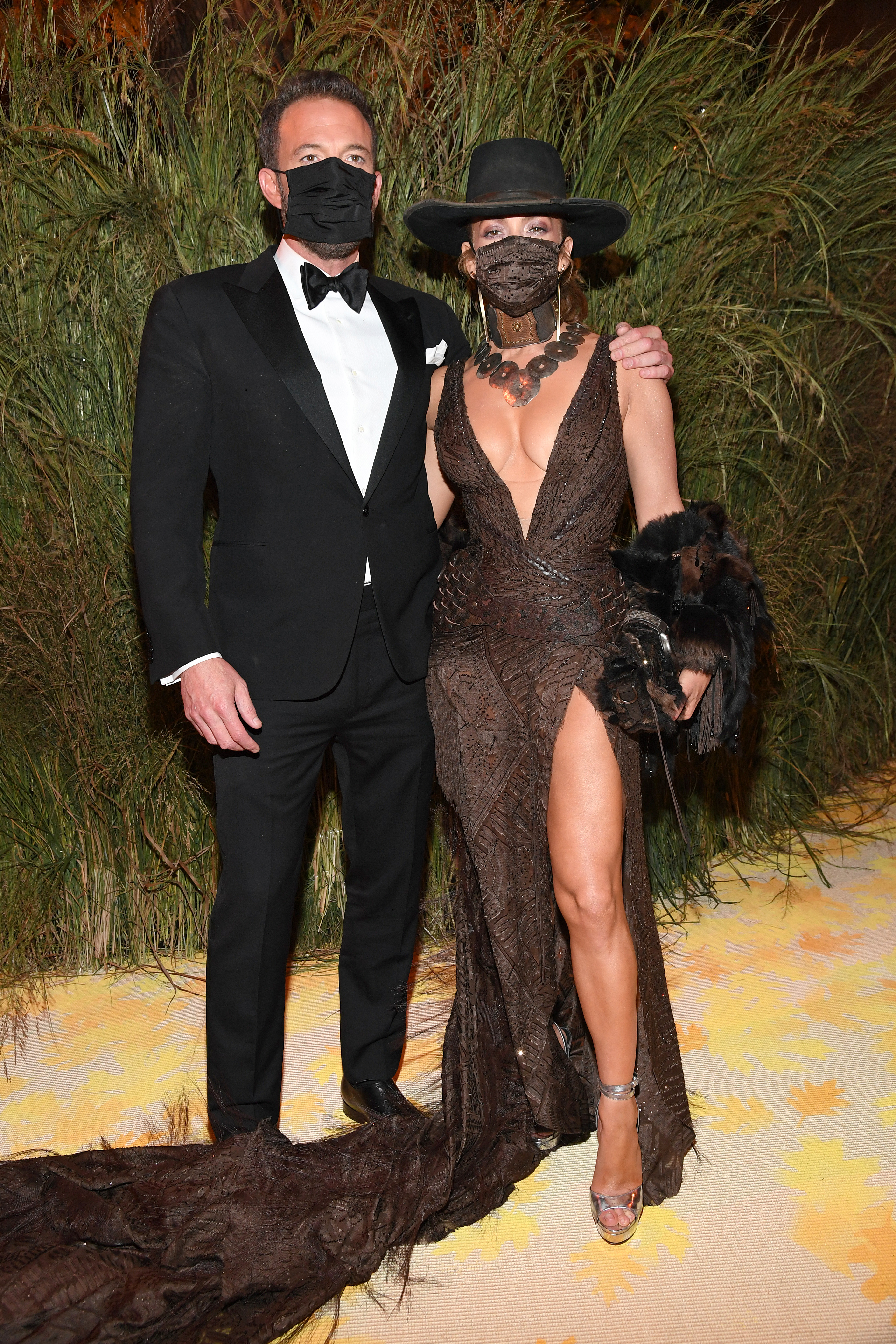 Ben Affleck and Jennifer Lopez at the 2021 Met Gala Celebrating In America: A Lexicon Of Fashion in New York City on September 13, 2021 | Source: Getty Images
