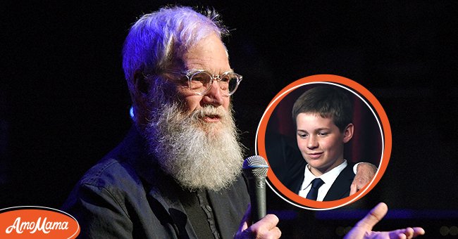David Letterman onstage during the Fourth Annual LOVE ROCKS NYC Benefit Concert For God's Love We Deliver on March 12, 2020 in New York City, and Harry Letterman at the 20th Annual Mark Twain Prize for American Humor on October 22, 2017 | Photos: Kevin Mazur & Andrew Caballero-Reynolds/Getty Images