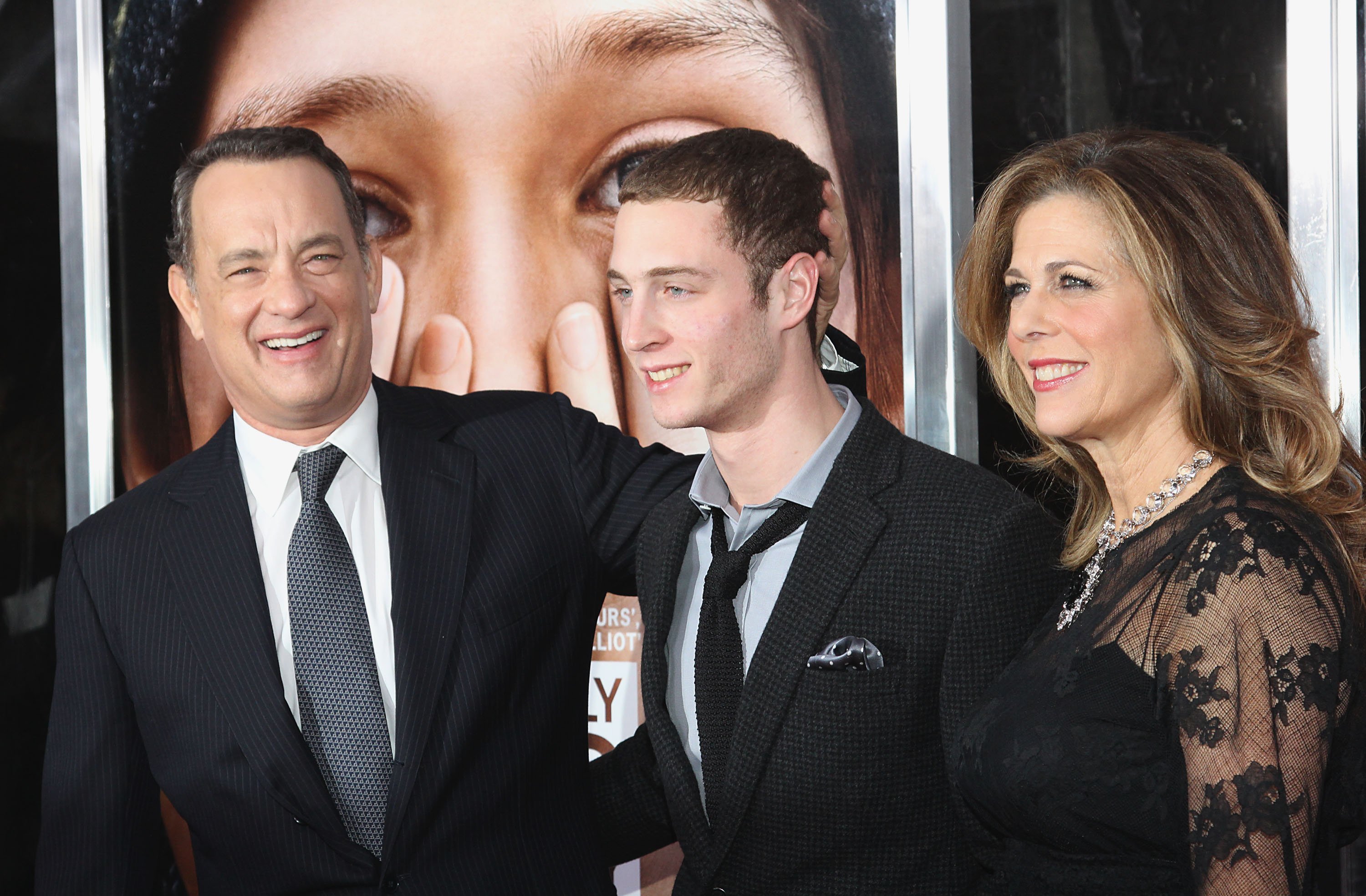  Tom Hanks, son Chester Hanks and Rita Wilson attend the "Extremely Loud & Incredibly Close" New York premiere at the Ziegfeld Theater on December 15, 2011 in New York City | Source: Getty Images