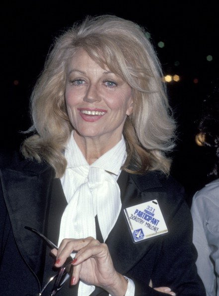 Dorothy Malone on April 2, 1978 at Dorothy Chandler Pavilion, Los Angeles Music Center in Los Angeles, California. | Photo: Getty Images