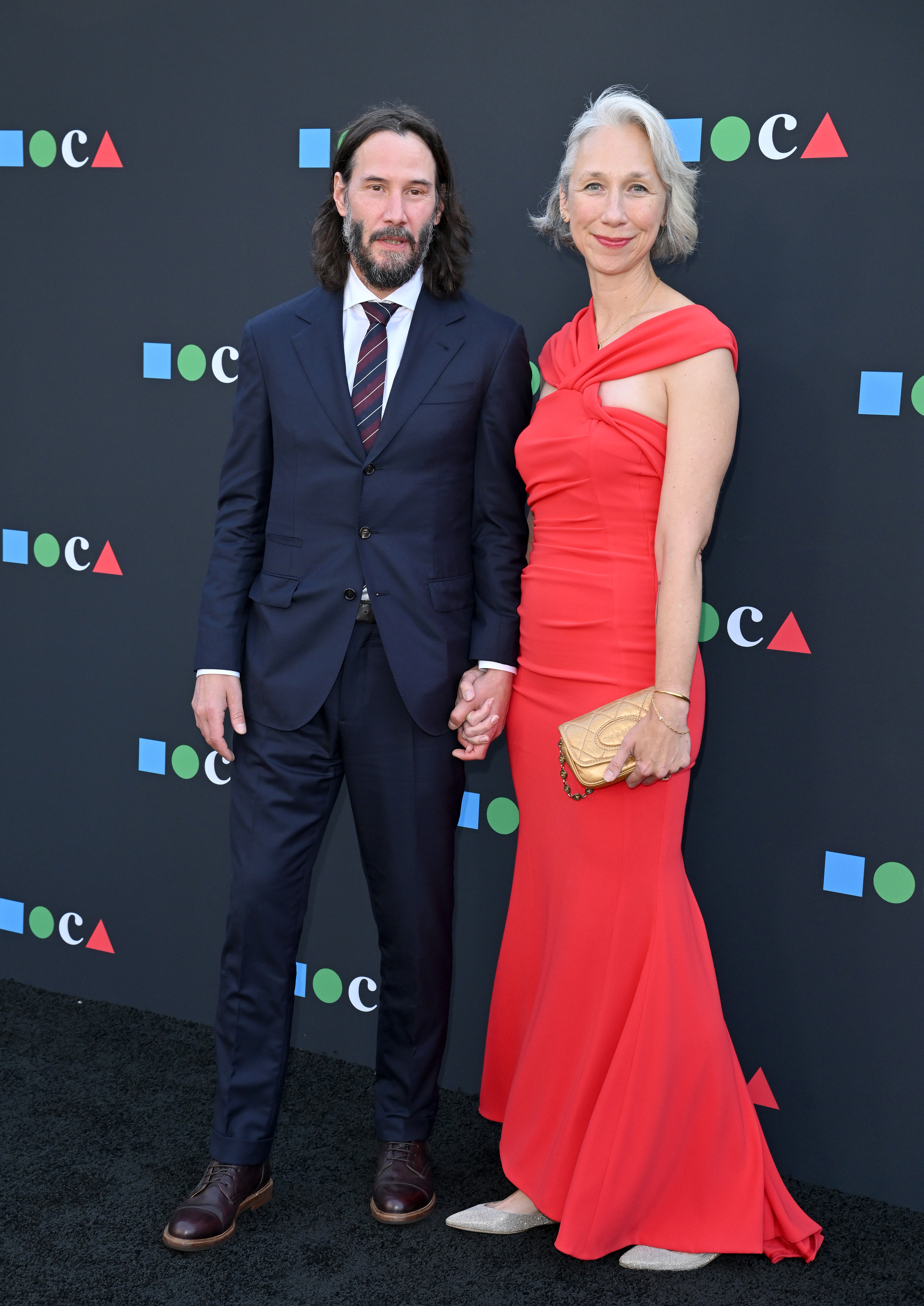 Keanu Reeves and Alexandra Grant in Los Angeles, California on June 04, 2022 | Source: Getty Images