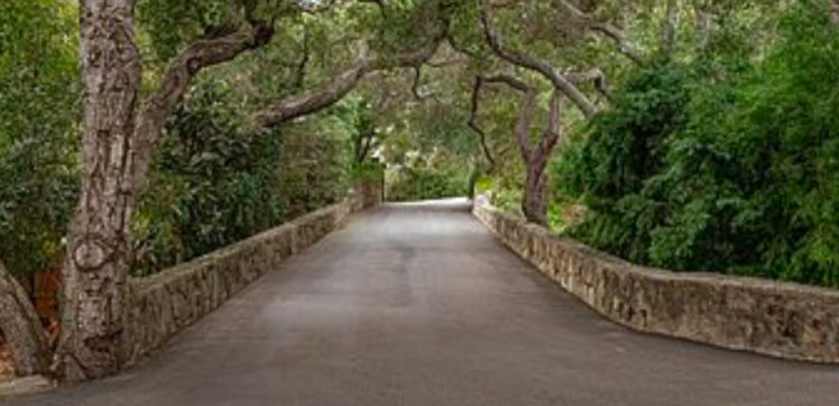 Joyce DeWitt's home driveway in Santa Barbara, California | Source: YouTube/DrGariS