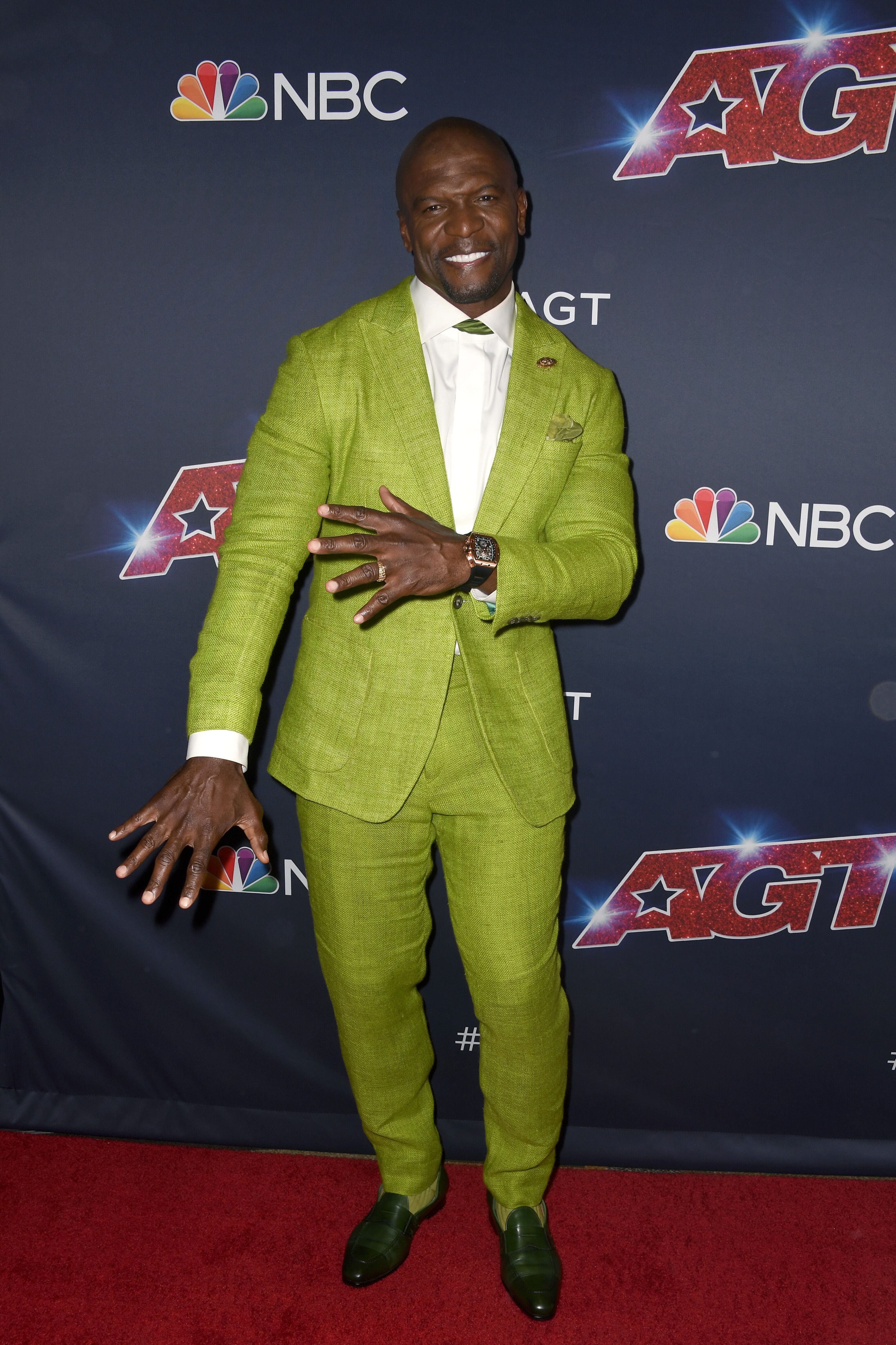 TV host and actor Terry Crews at the season's premiere for "America's Got Talent"/ Source: Getty Images