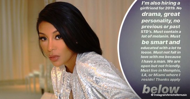 K. Michelle announces she wants to hire a girlfriend with 'lots of melanin' in recent post