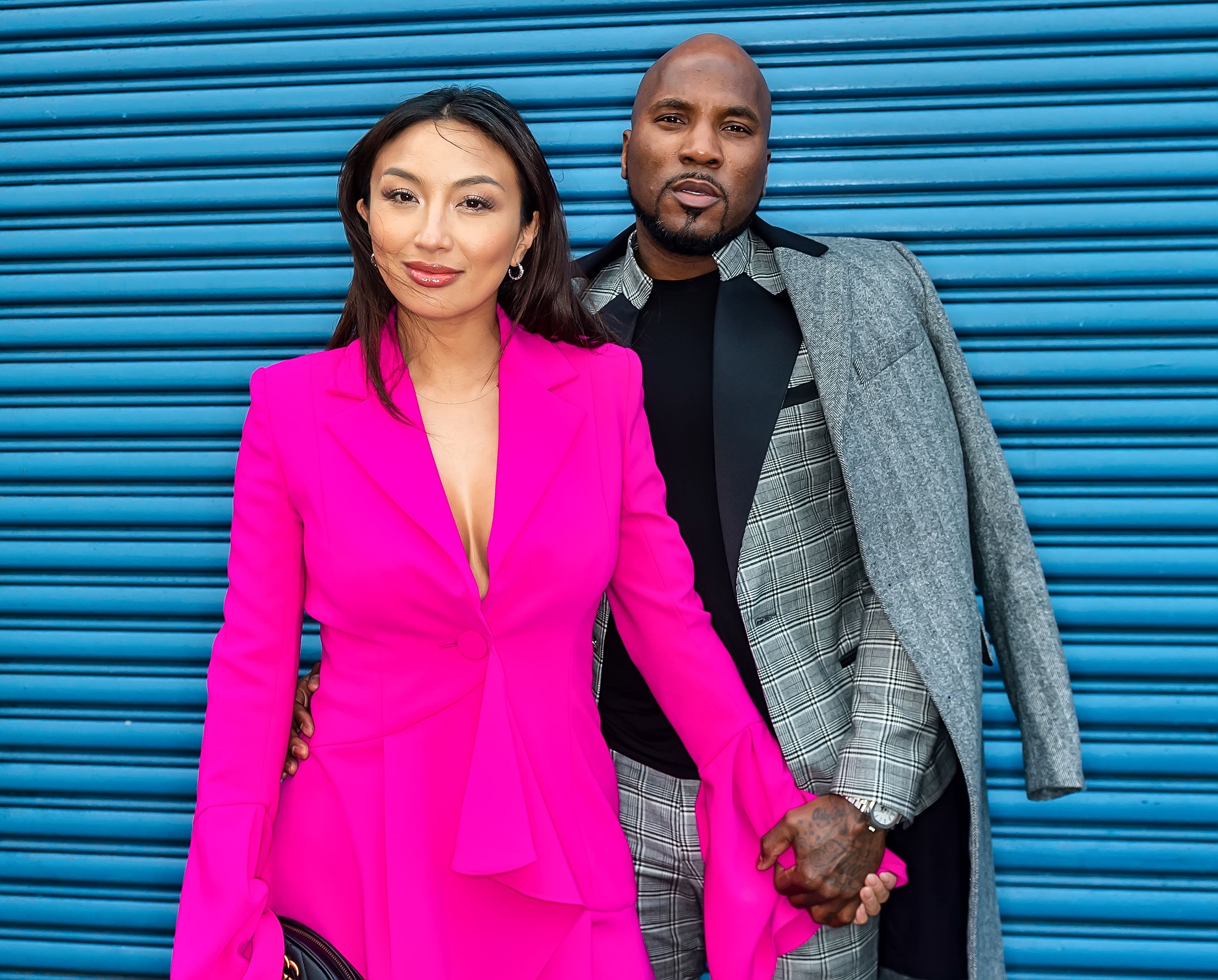 Jeannie Mai and rapper Jeezy at New York Fashion Week at Pier 59 Studios on February 07, 2020 | Photo: Getty Images