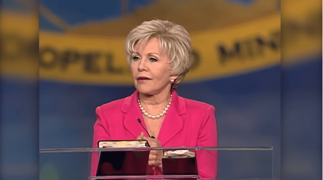 Gloria Copeland speaking about "Supernatural Medicine" in November 2017 | Photo: YouTube/The Victory Channel