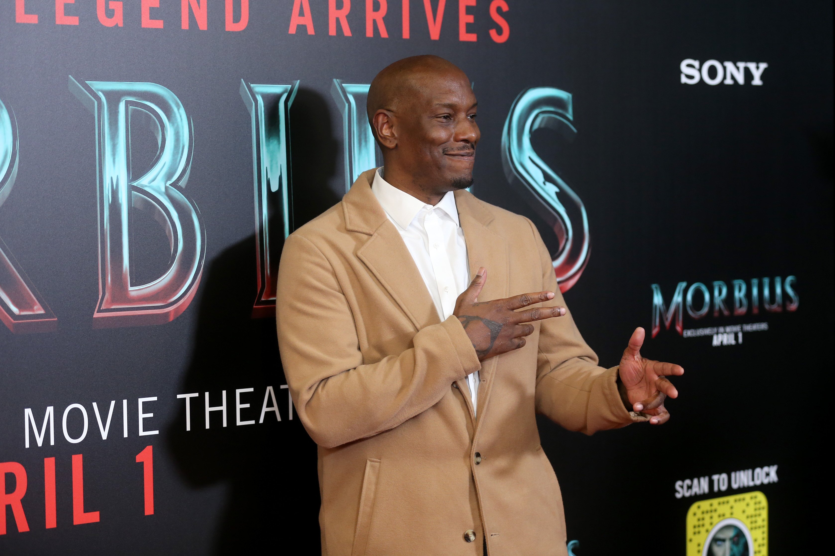 Tyrese Gibson poses at the "Morbius" Fan Special Screening at Cinemark Playa Vista and XD on March 30, 2022, in Los Angeles, California | Source: Getty Images