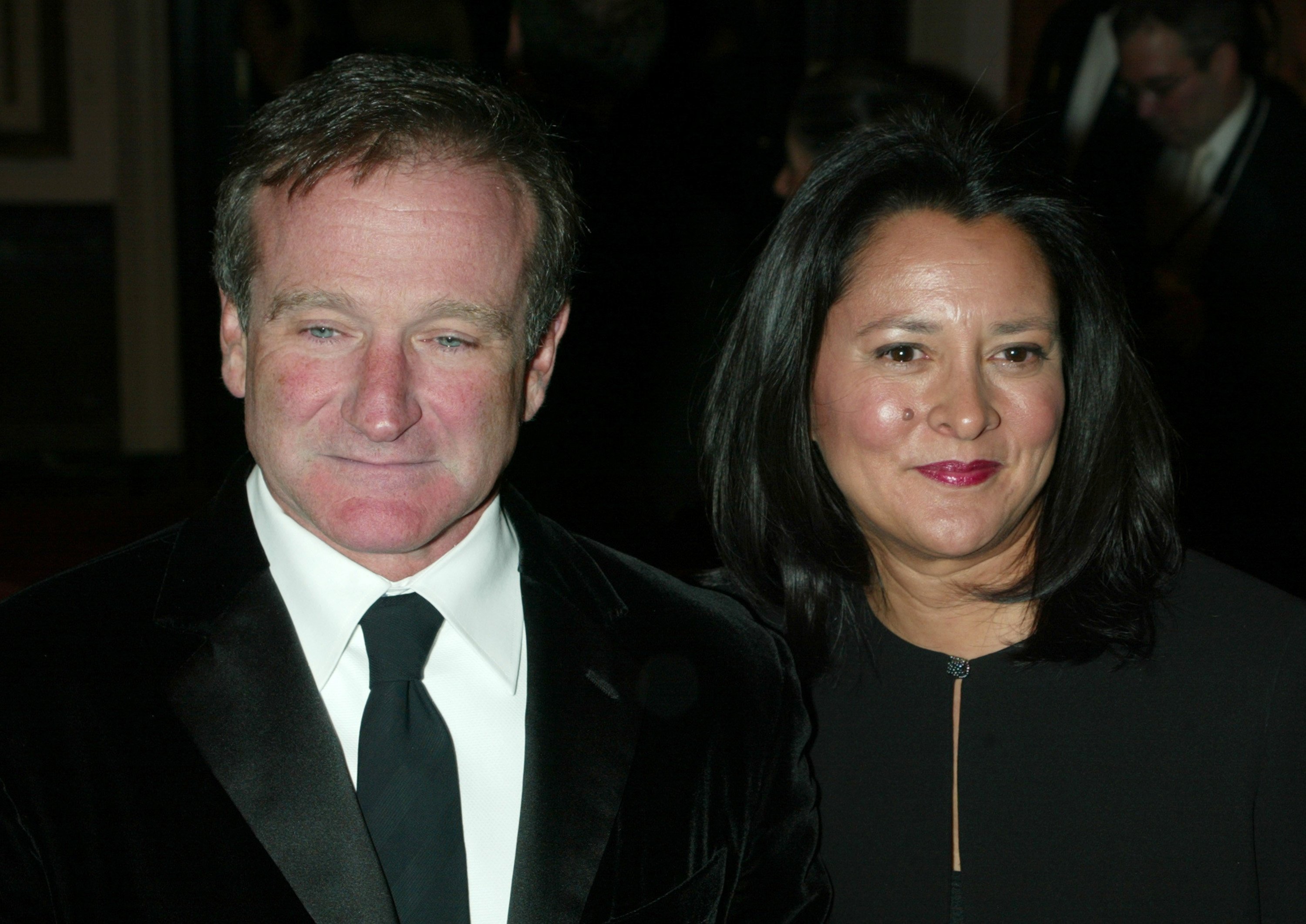 Robin Williams and wife Marsha during American Museum of the Moving Image Salutes Billy Crystal at The Waldorf Astoria in New York City, New York, United States. | Source: Getty Images