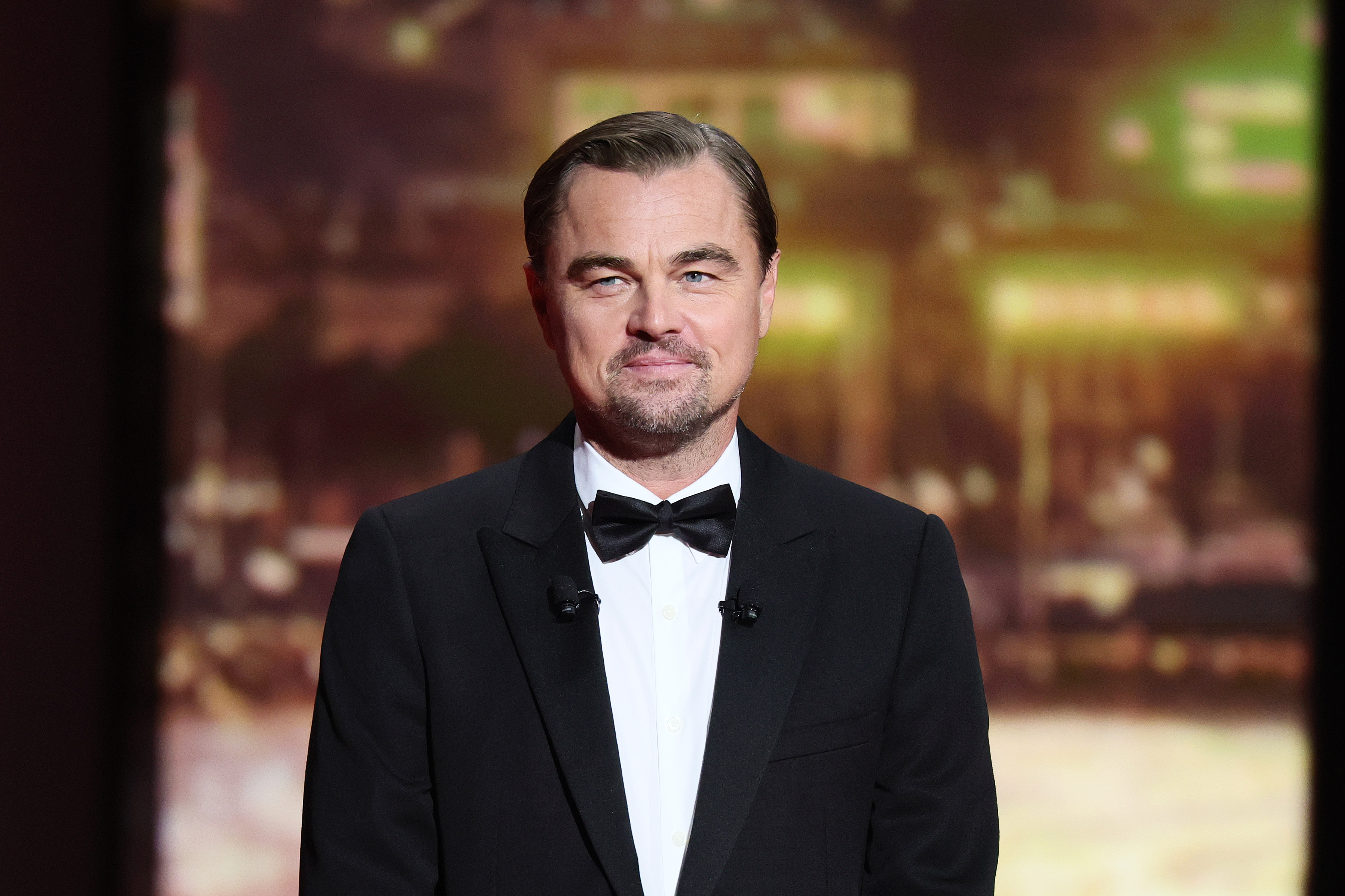 Leonardo DiCaprio pictured onstage during the opening ceremony at the 78th annual Cannes Film Festival on May 13, 2025, in Cannes, France. | Source: Getty Images