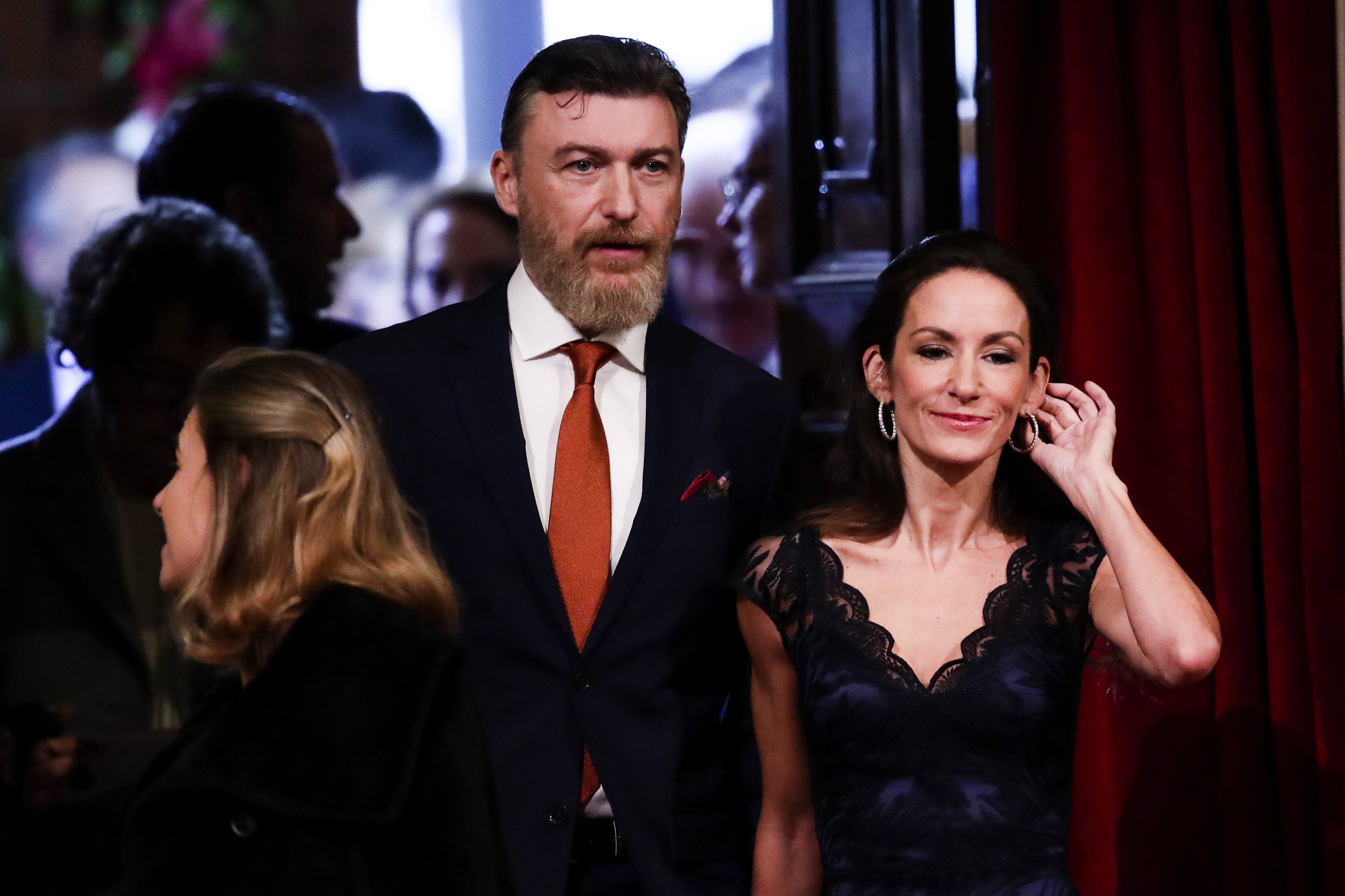 Robert Gavin Bonnar, Telma Ortiz durante los Premios de Asturias el 18 de octubre de 2019 en Oviedo España. | Foto: Getty Images