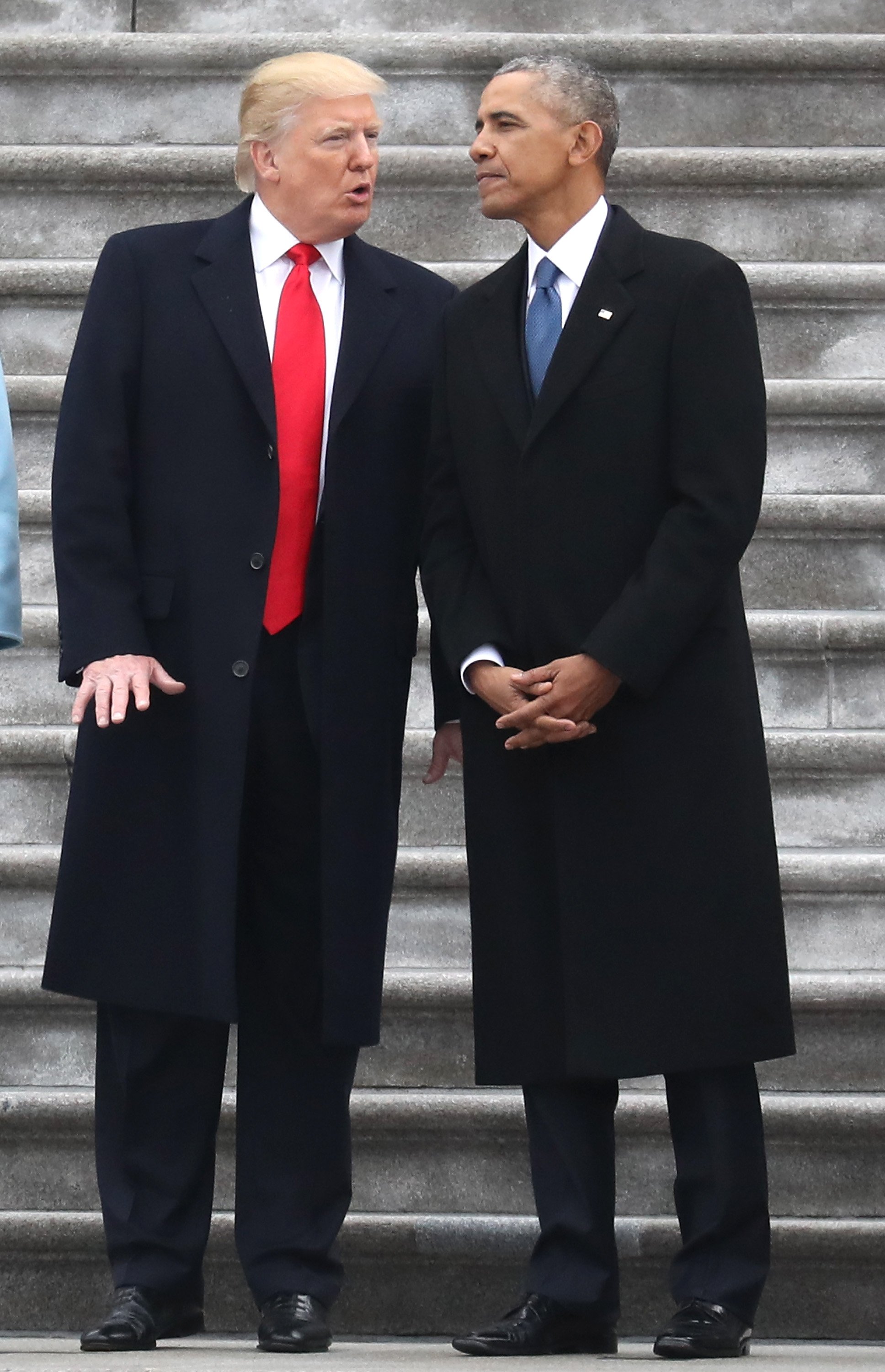Donald J. Trump et Brack Obama. l Source : Getty Images Donald J. Trump et Brack Obama. l Source : Getty Images