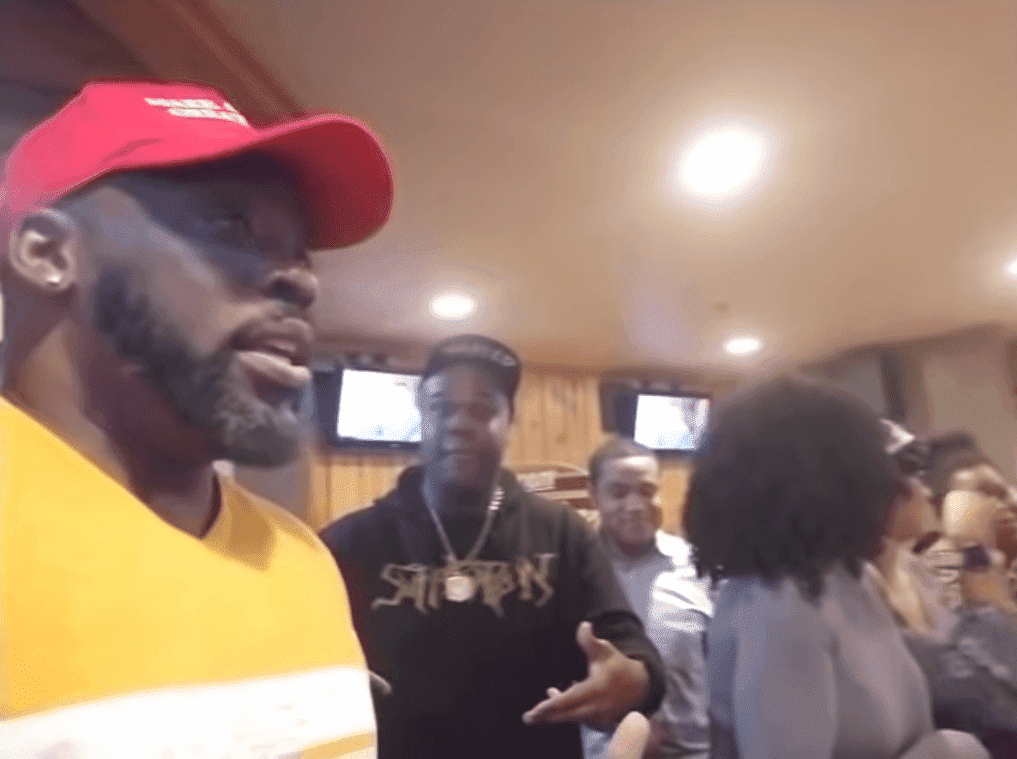 Tommy Sotomayor and his party while he explained the incident at a Hooters restaurant | Source: YouTube/Tommy Sotomayor REBORN!