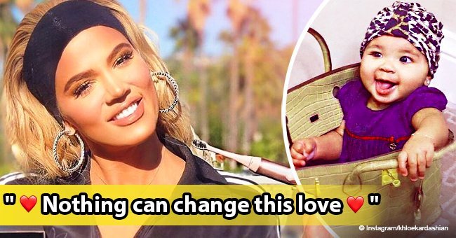Khloé Kardashian steals hearts with sweet photos of 7-month-old daughter True in Birkin bag