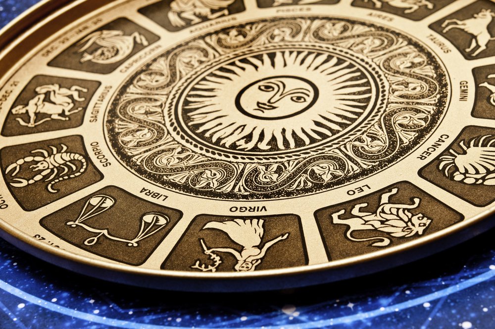 Placa astrológica con todos los signos del zodiaco. | Fuente: Shutterstock Placa astrológica con todos los signos del zodiaco. | Fuente: Shutterstock