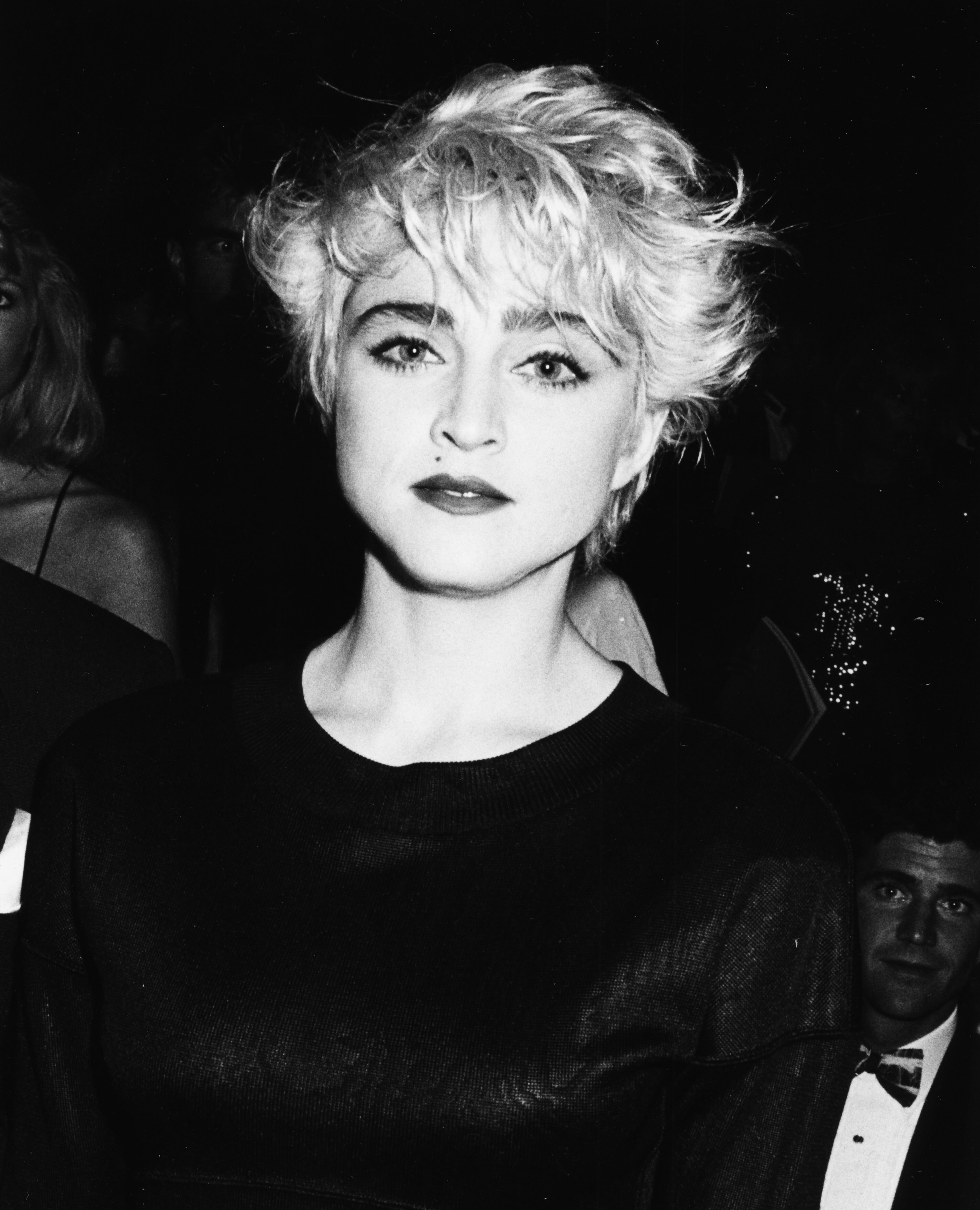 La chanteuse Madonna en 1988 lors d'un événement. l Source : Getty Images La chanteuse Madonna en 1988 lors d'un événement. l Source : Getty Images