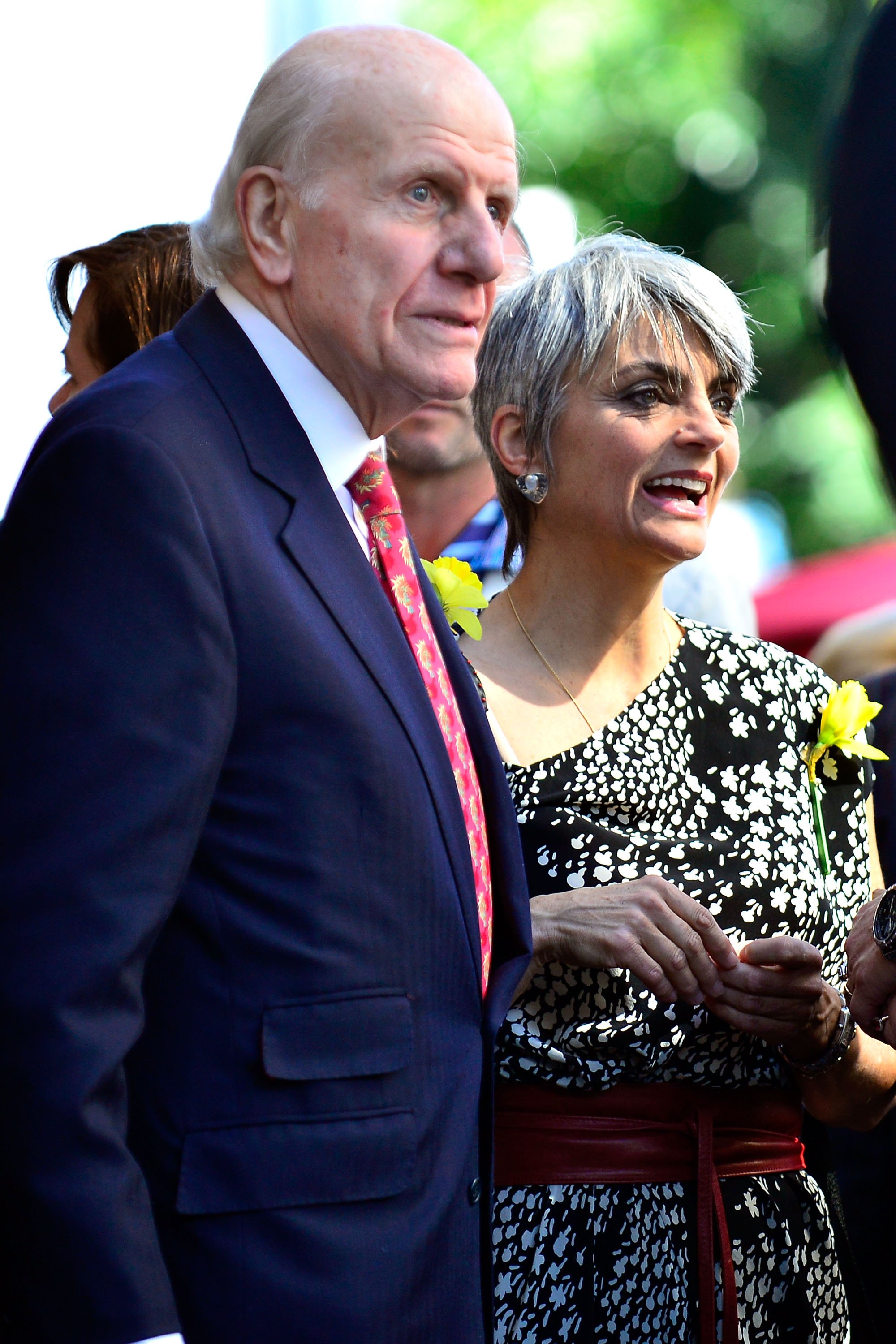  Lord David Rowe-Beddoe and Liza Todd Burton attend a ceremony honoring Richard Burton with a Star on the Hollywood Walk of Fame on March 1, 2013 | Photo: Getty Images